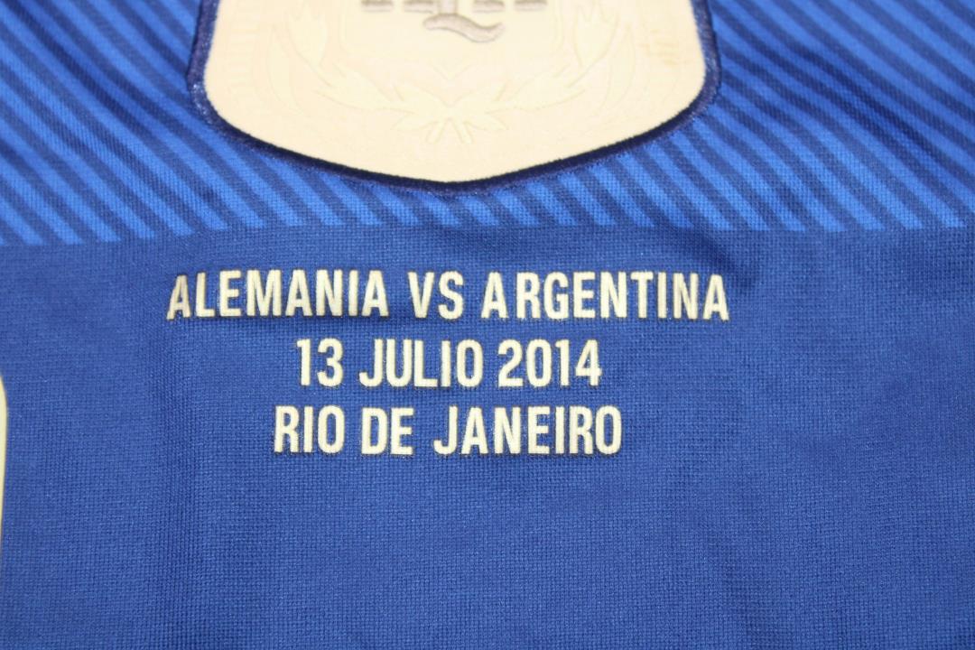 2014 Argentina Away Final Edition Vintage Shirt
