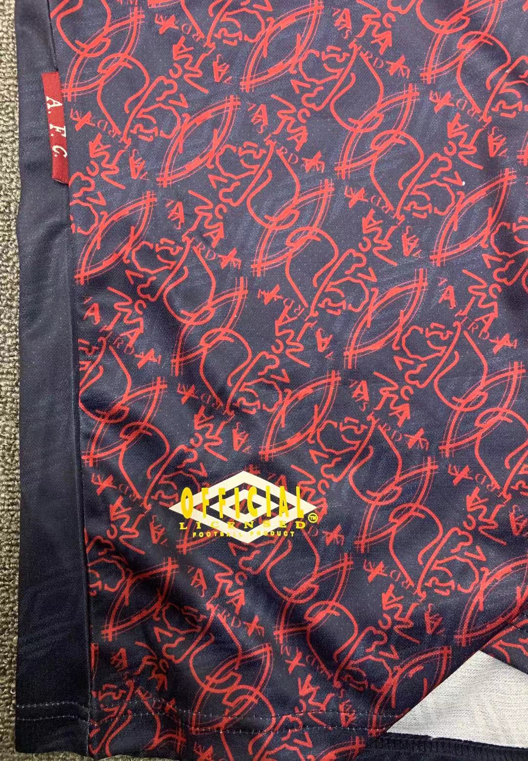 1995-96 Ajax Away Long Sleeve Retro Football Shirt