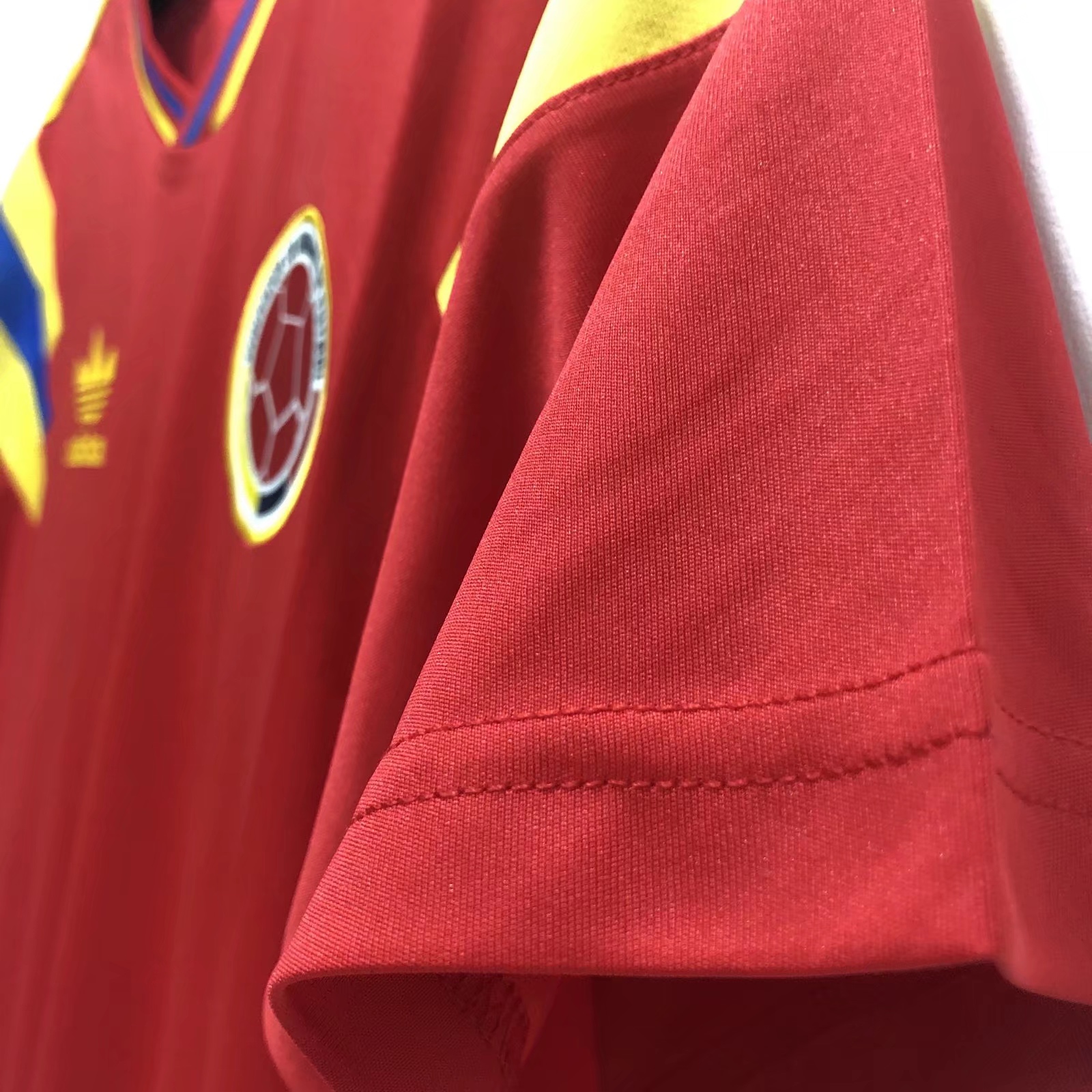 1990 Colombia Away National Team Retro Football Jersey