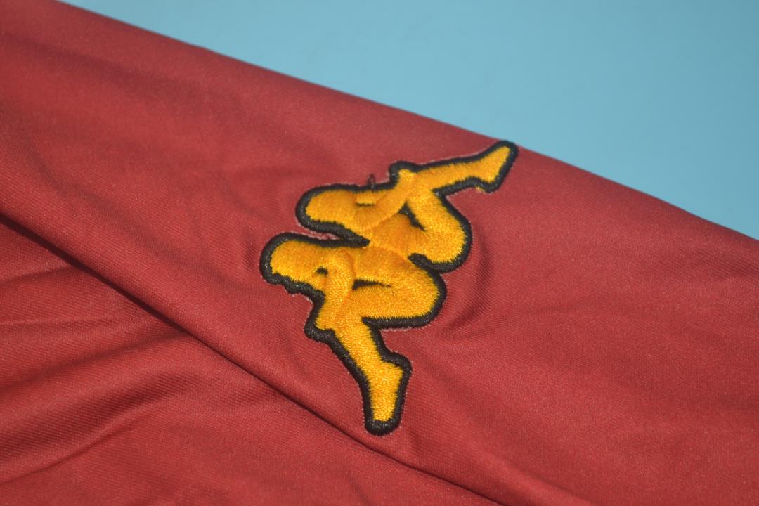 2000/01 Roma Long Sleeve Vintage Football Shirt 