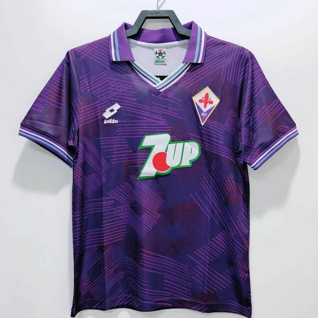 1992/93 Fiorentina Home Retro Football Shirt