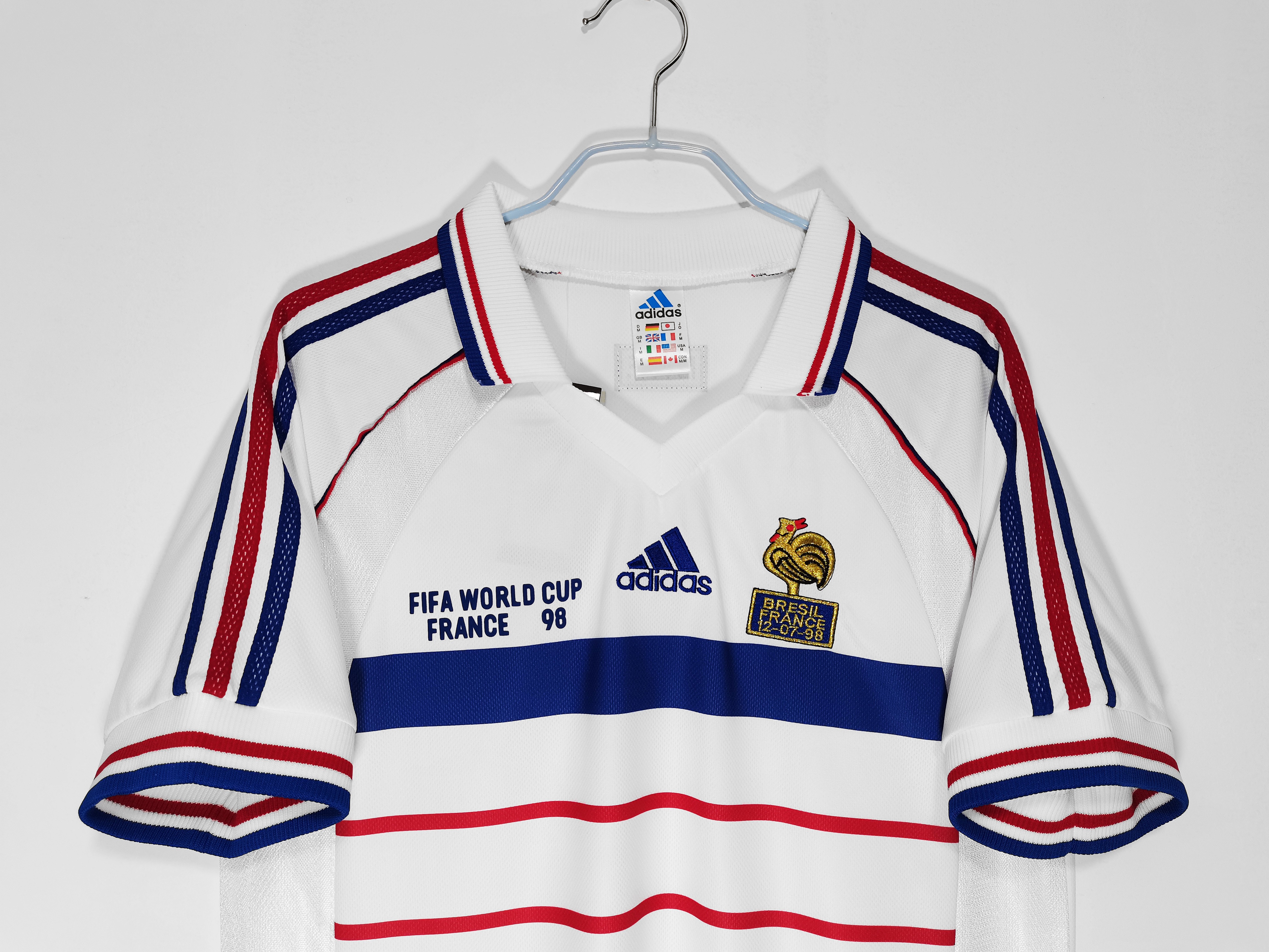 1998 France Away Final Edition National Team Retro Jersey