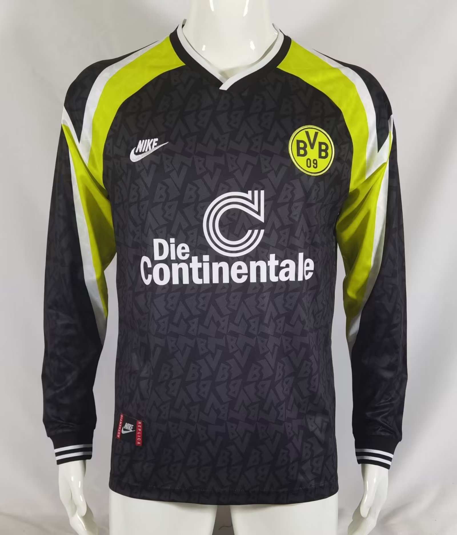 1995/96 Borussia Dortmund Away Long SleeveVintage Shirt