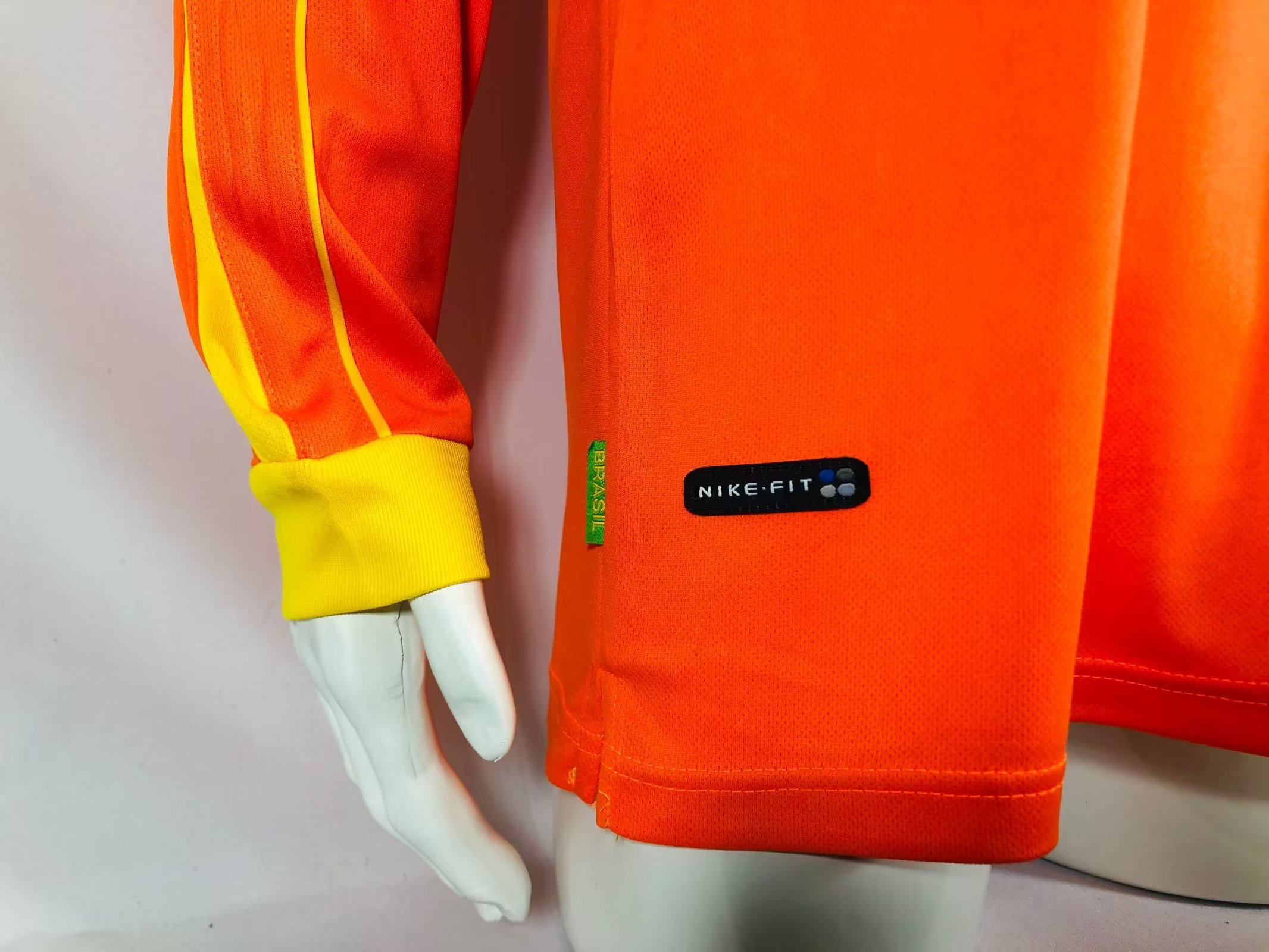 1998 Brazil Goalkeeper National Team Long Sleeve Retro Shirt