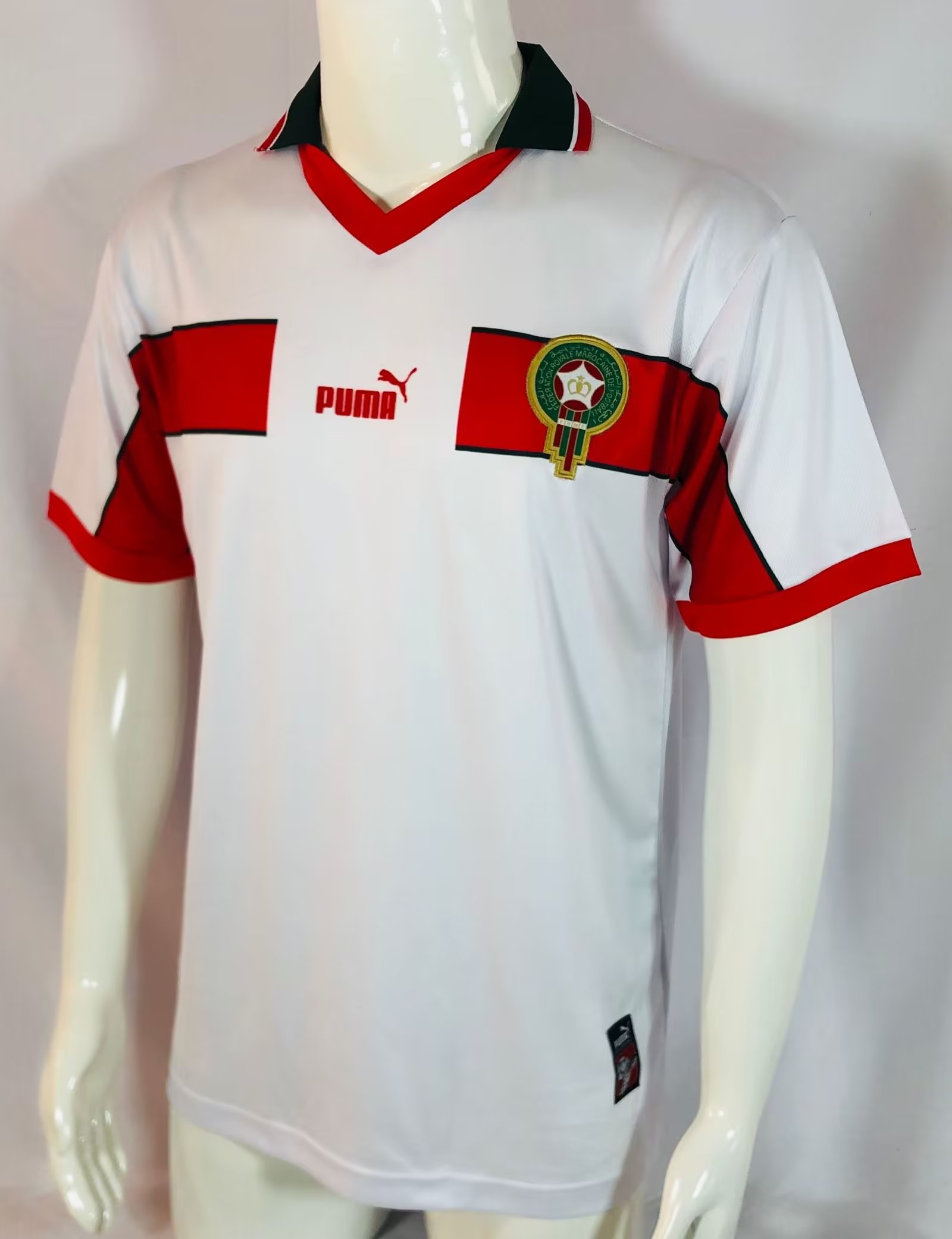 1998 Morocco Away National Team Retro Football Jersey