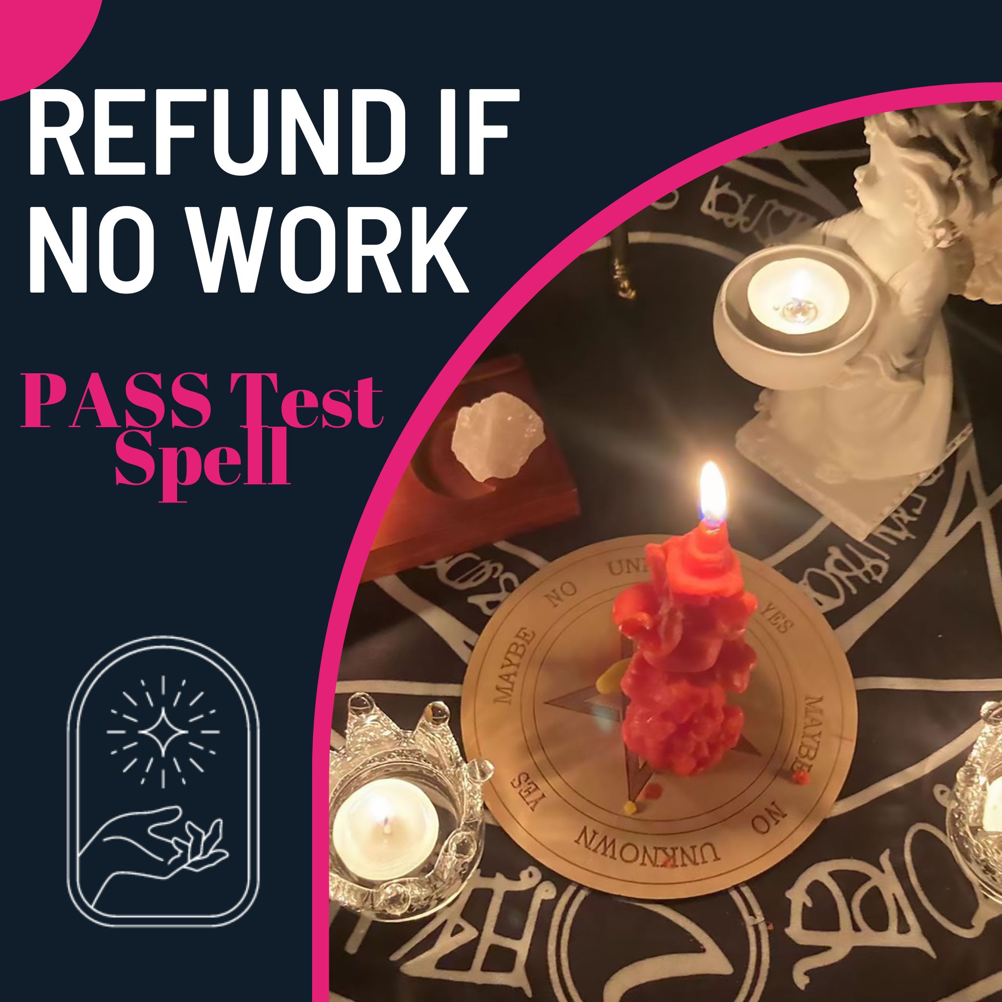 PASS Test Spell 【Refund if No Work】