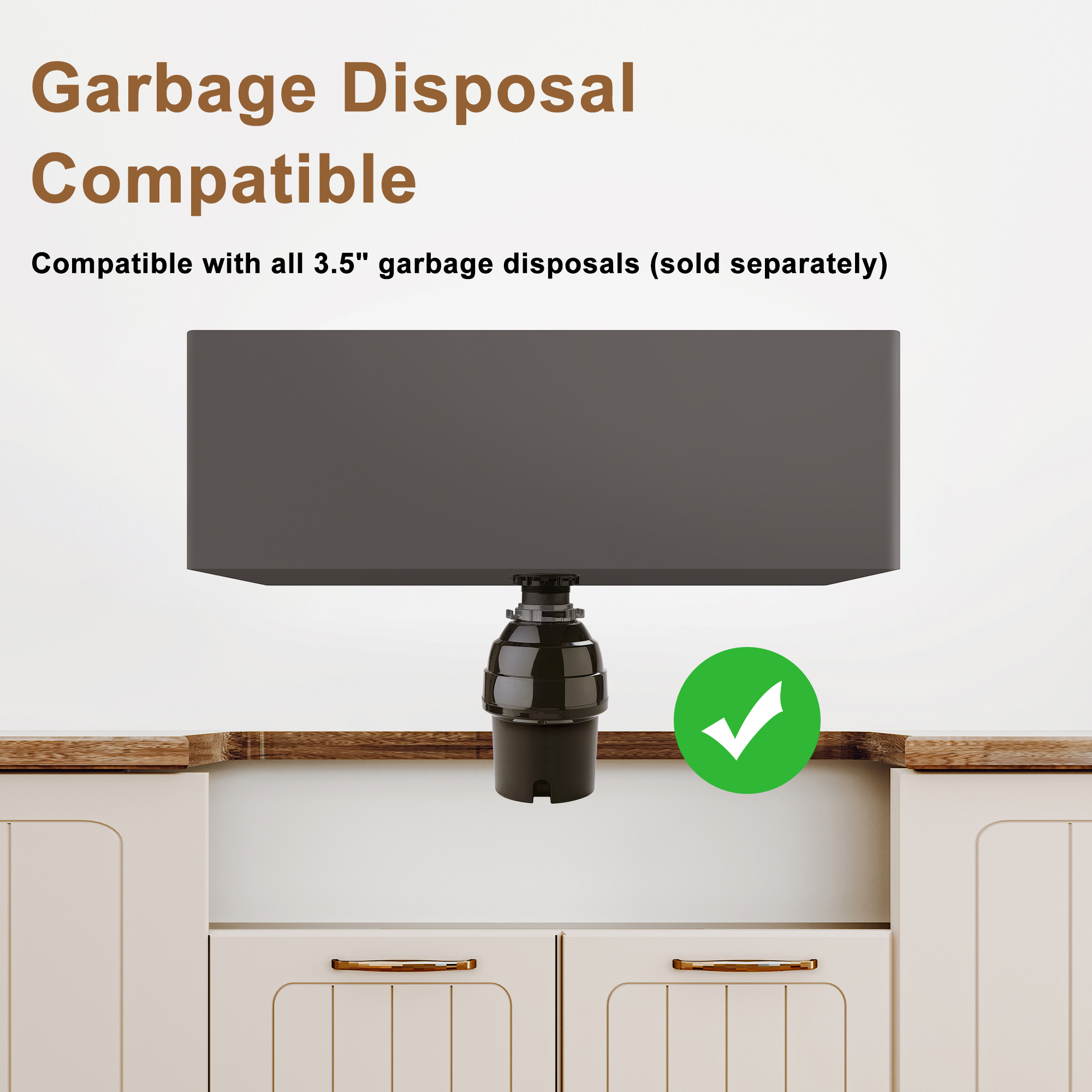 33 in. Double Bowl Fireclay Farmhouse Apron Kitchen Sink with Striped Design Reversible Installation, with Grid and Drainer, cUPC Certified, in Black/Gray/White