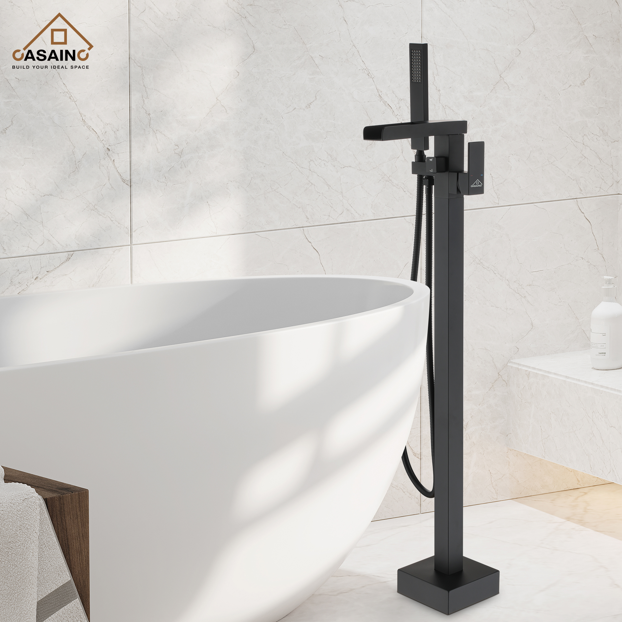 CASAINC Single Hand Shower Faucet in Brushed Nickel and More