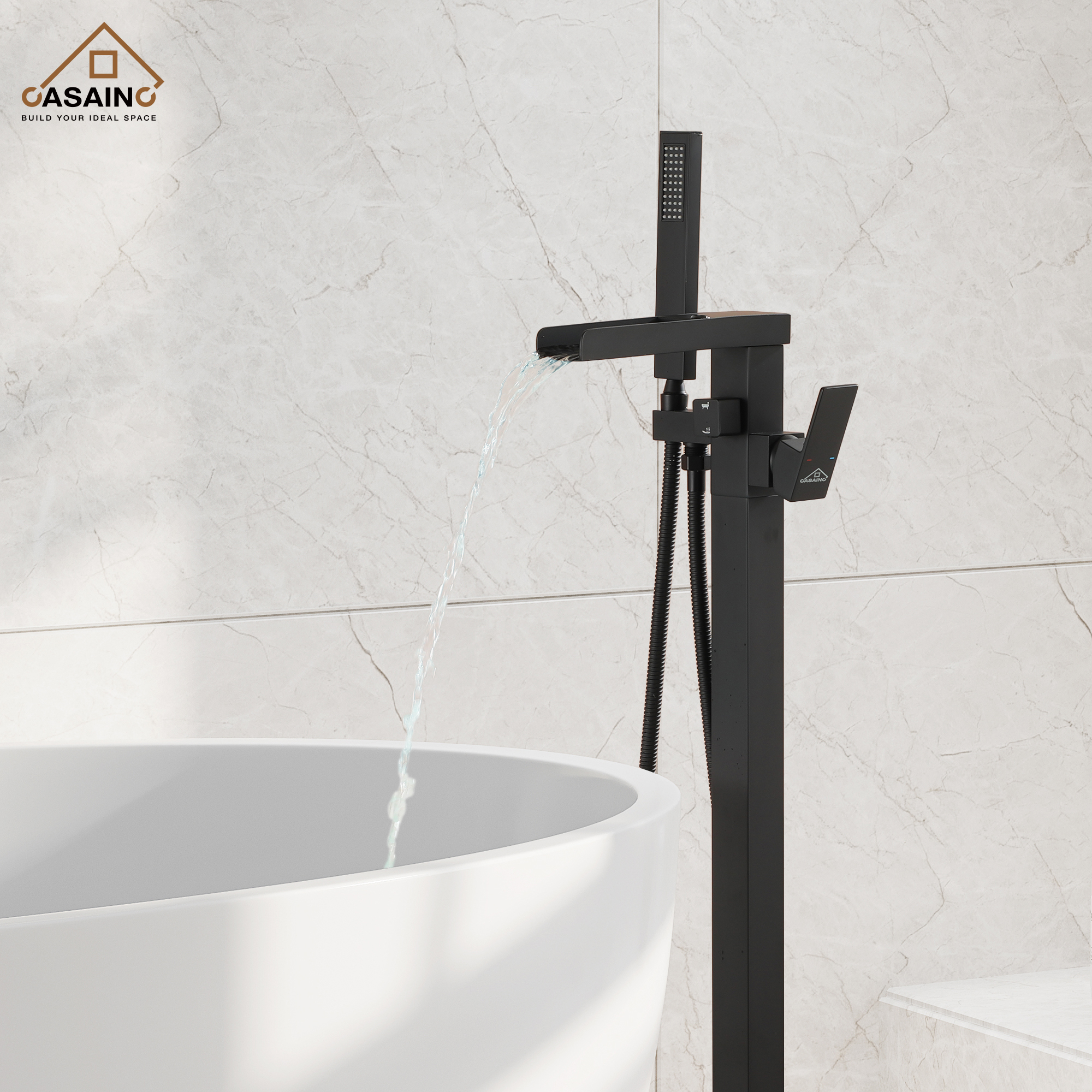 CASAINC Single Hand Shower Faucet in Brushed Nickel and More