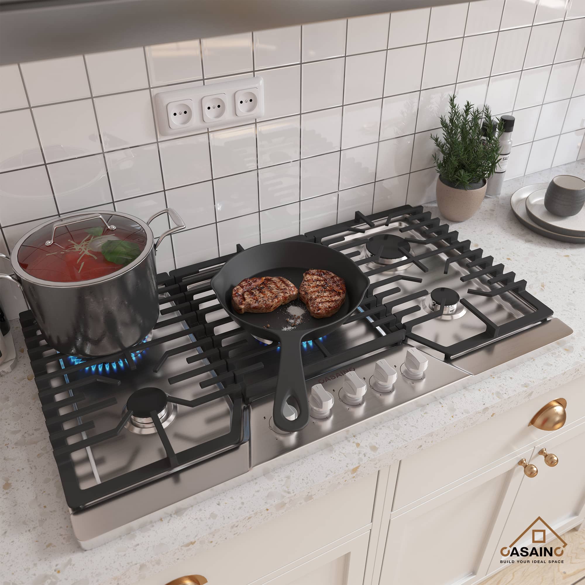 Cast Iron Burners vs Stainless Steel (Update) - Our Recipes for