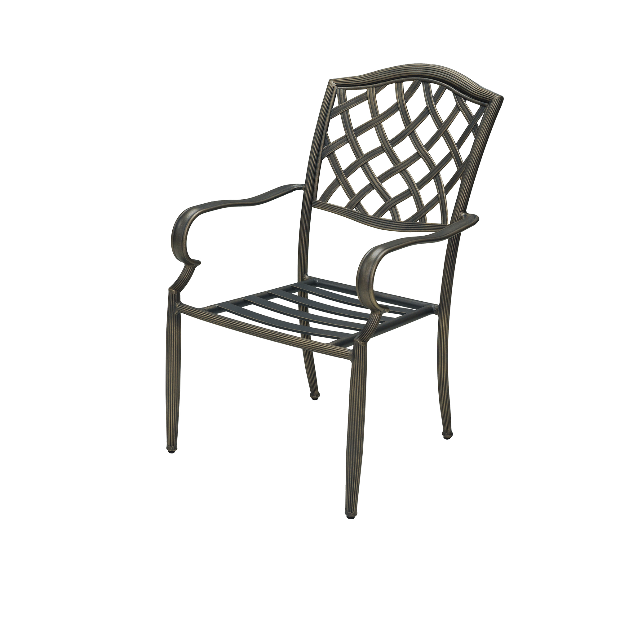 Black aluminium garden online chairs