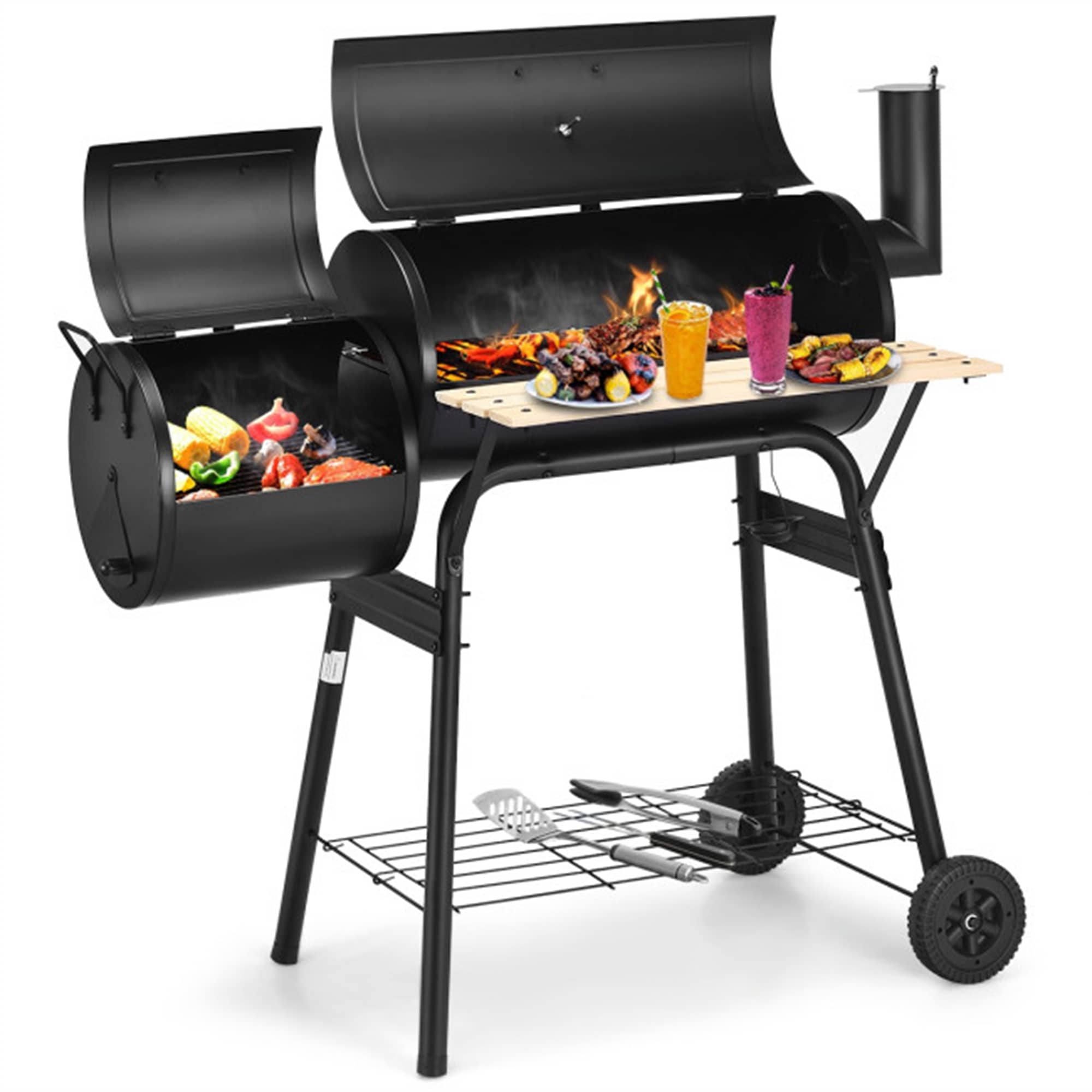CASAINC Outdoor BBQ Grill Barbecue Pit Patio Cooker