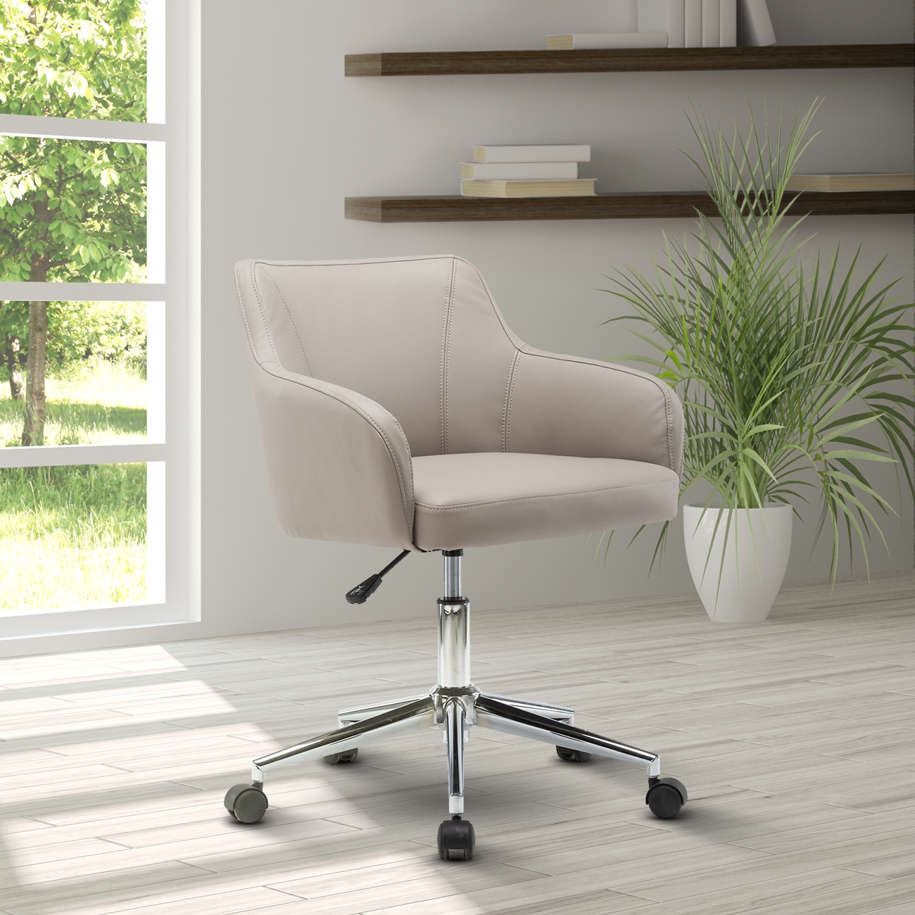 Techni Mobili Comfy and Classy Home Office Chair-CASAINC