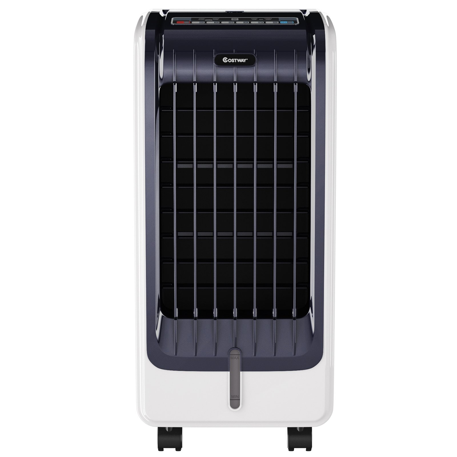 110V Portable Cooling Evaporative Fan with 3-Speed and 8H Timer Function-CASAINC