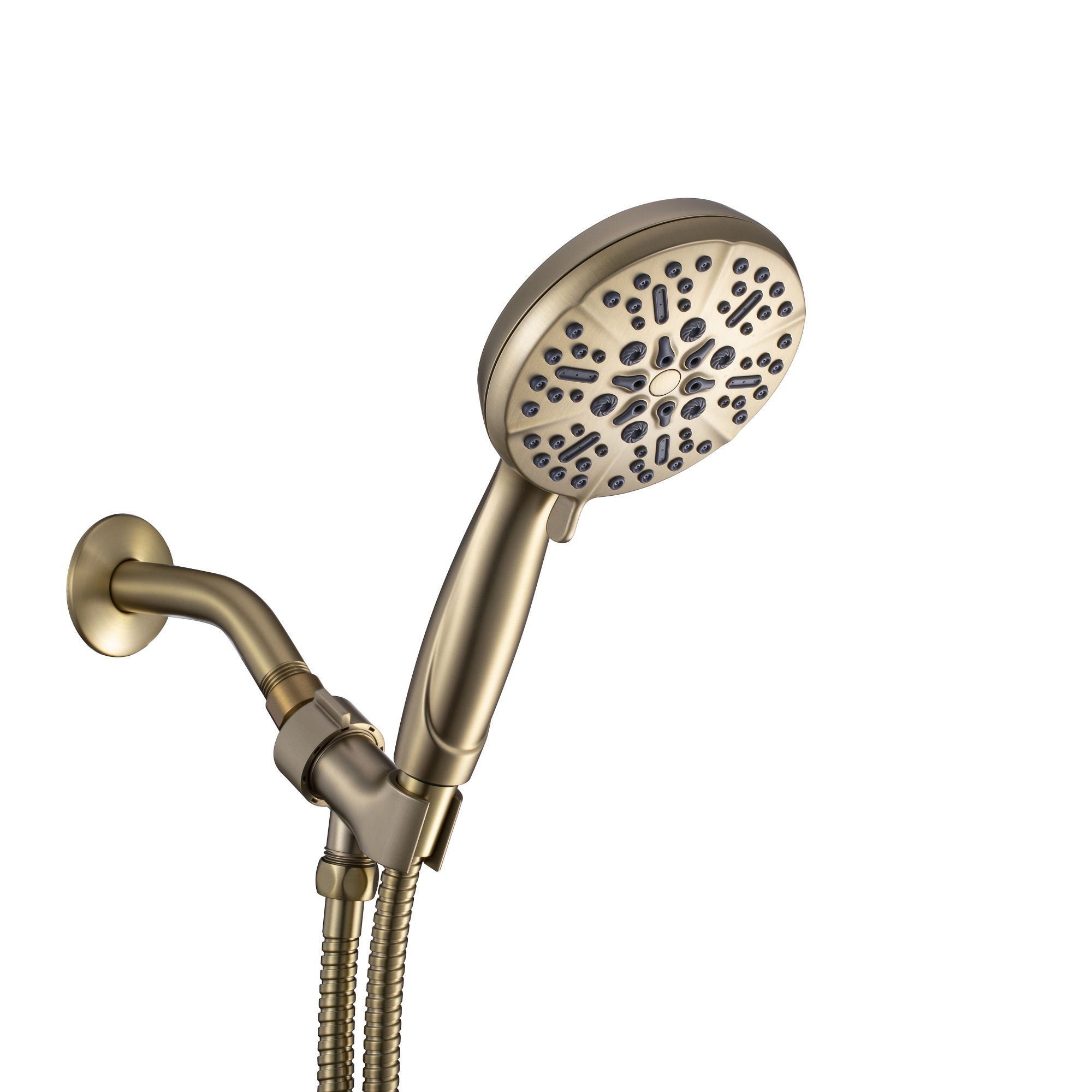 5-Spray Patterns 5 in. High Pressure Wall Mount Handheld Shower Head-CASAINC