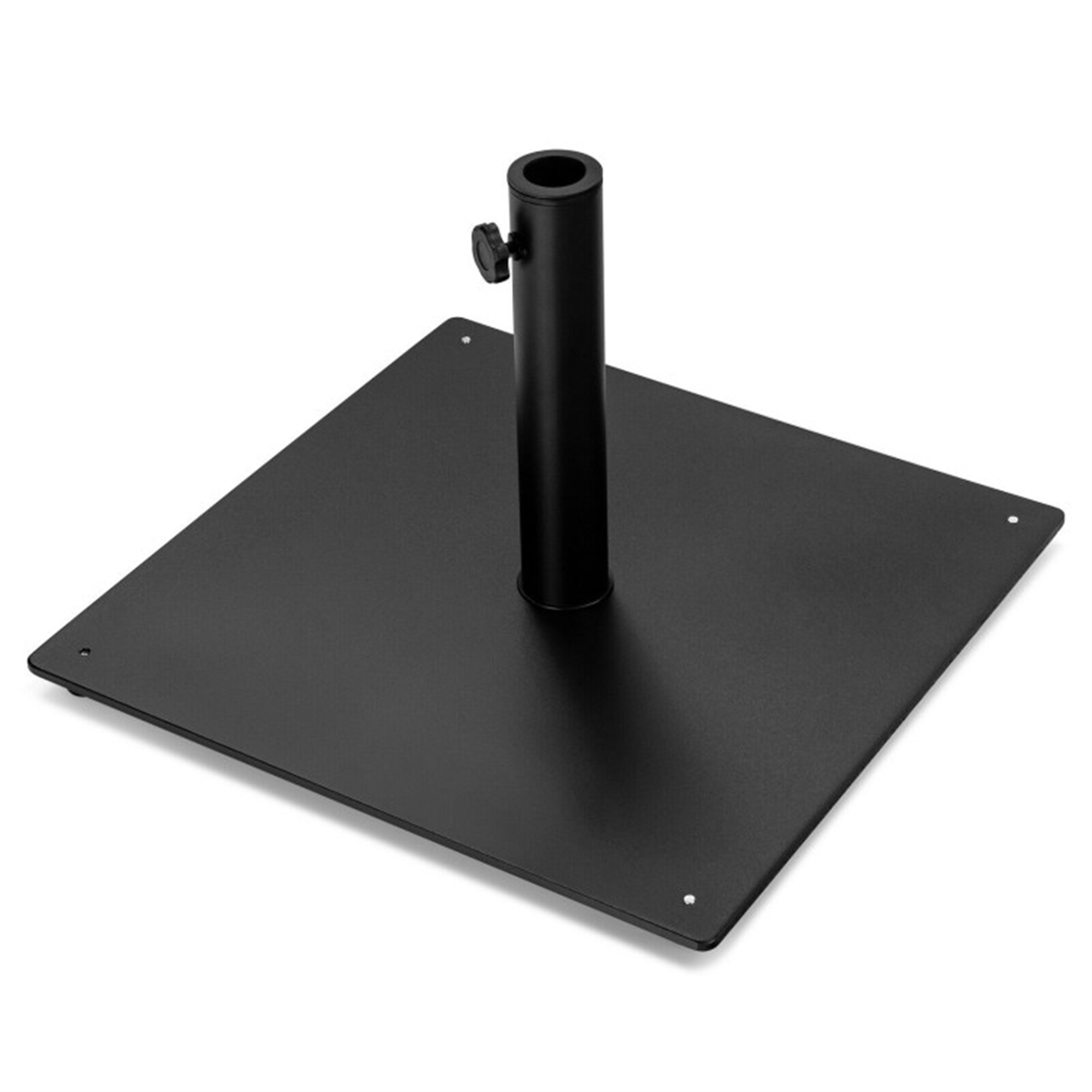 Steel Heavy Duty Patio Market Umbrella Base with 3 Adapters for Backya