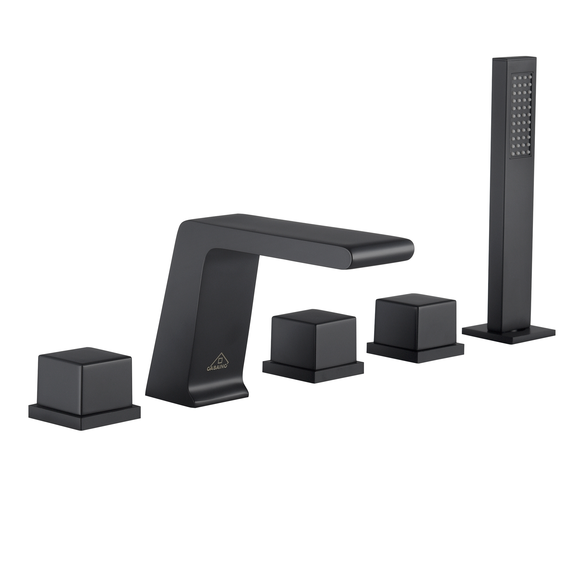 CASAINC Hot Sale 5 hole Bathtub Faucet With Handheld Shower Head