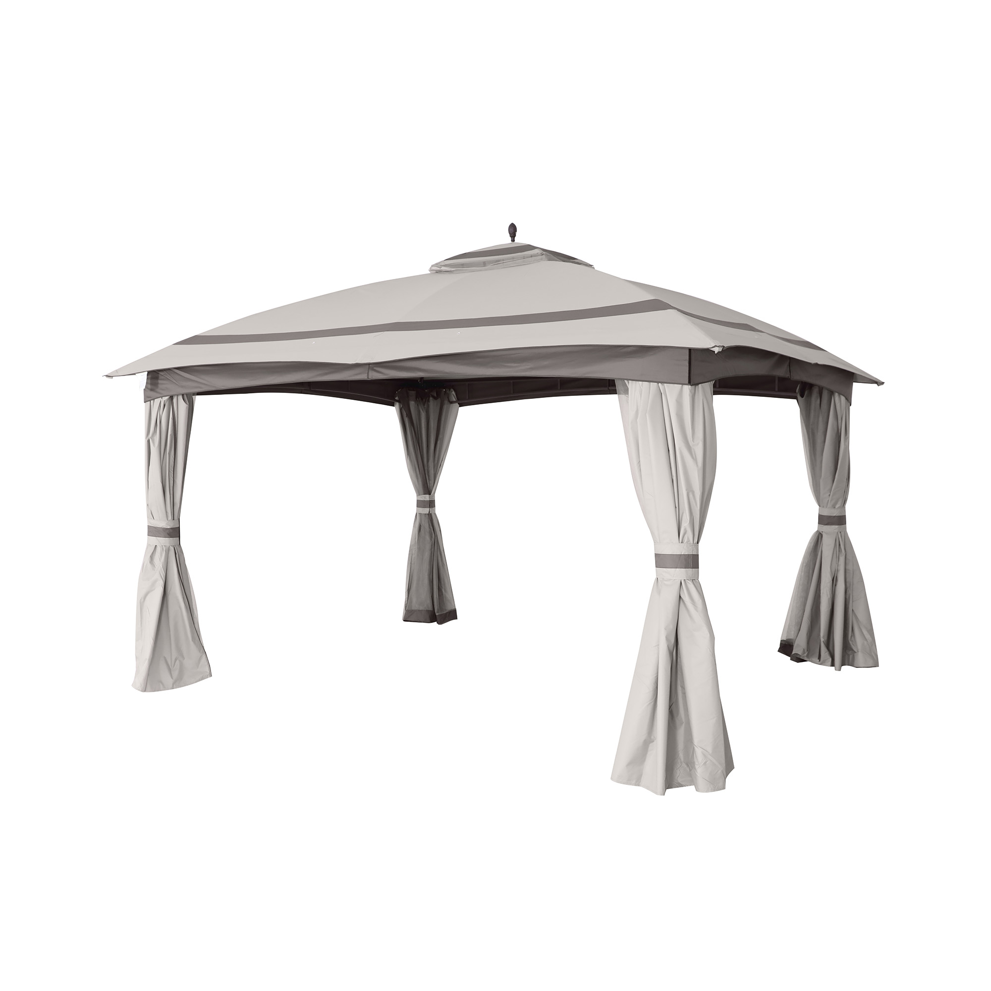 10 ft. x 12 ft.Soft-Top Steel Outdoor Patio Gazebo with Mosquito Netting