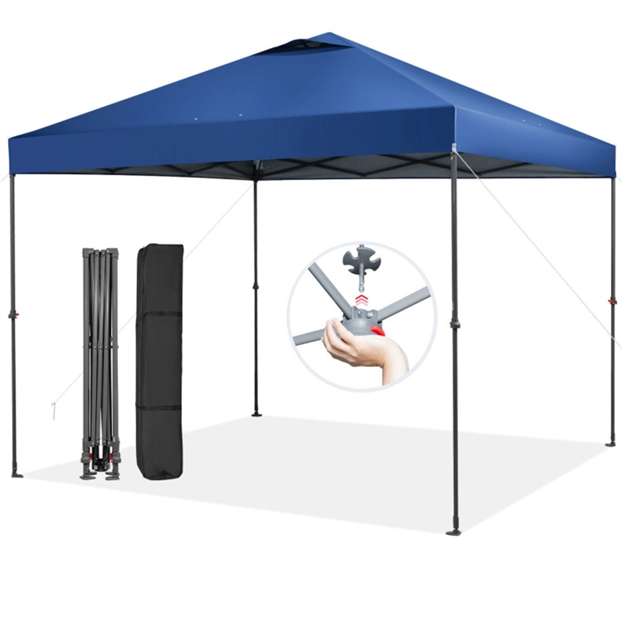 10 x 10 Feet Foldable Outdoor Instant Pop-up Canopy with Carry Bag