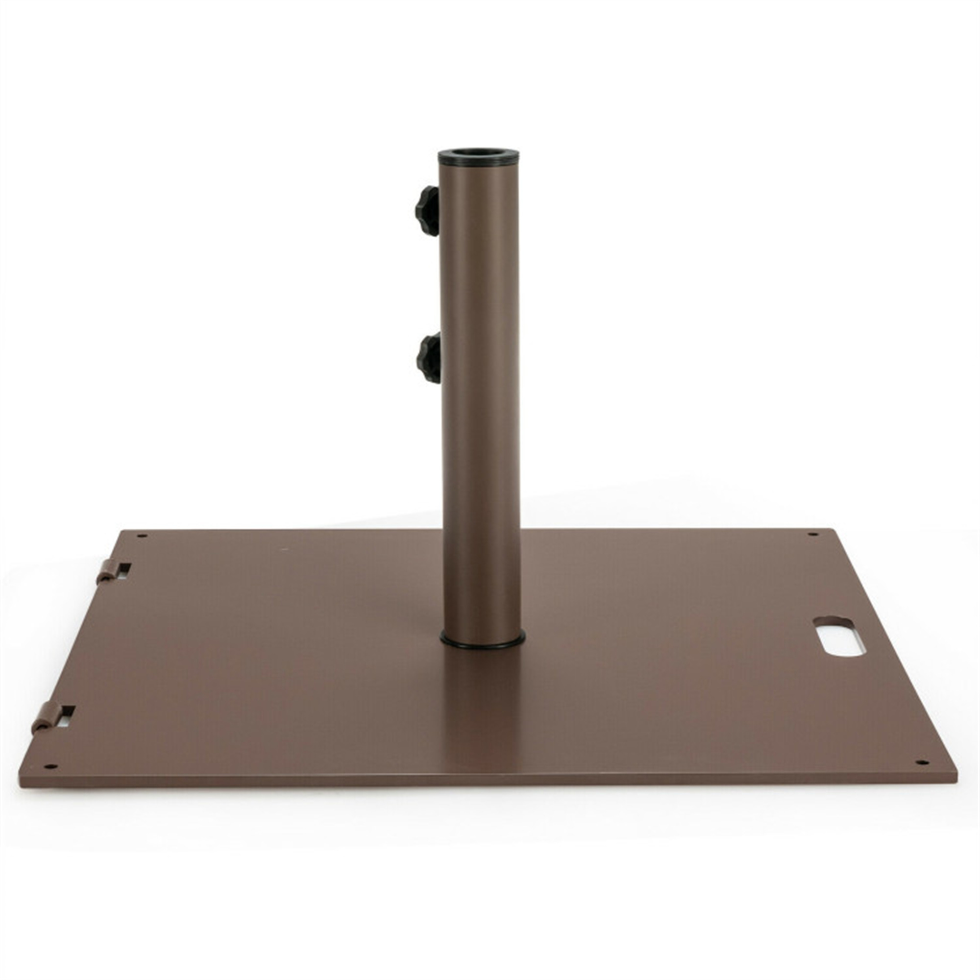 Portable 50 lbs Umbrella Base Stand with Handle and Wheels for Patio S