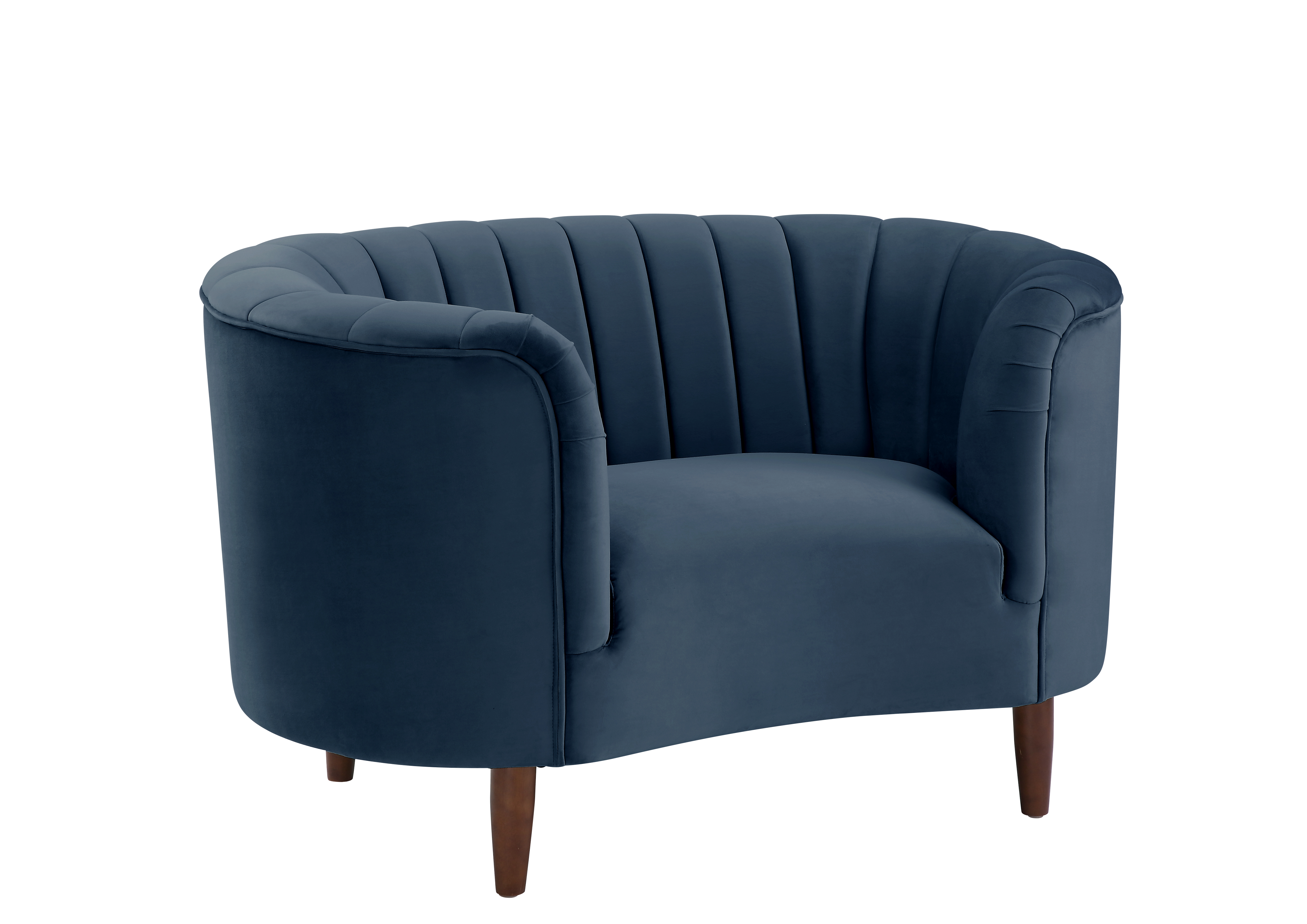ACME Millephri Chair in Blue Velvet-CASAINC