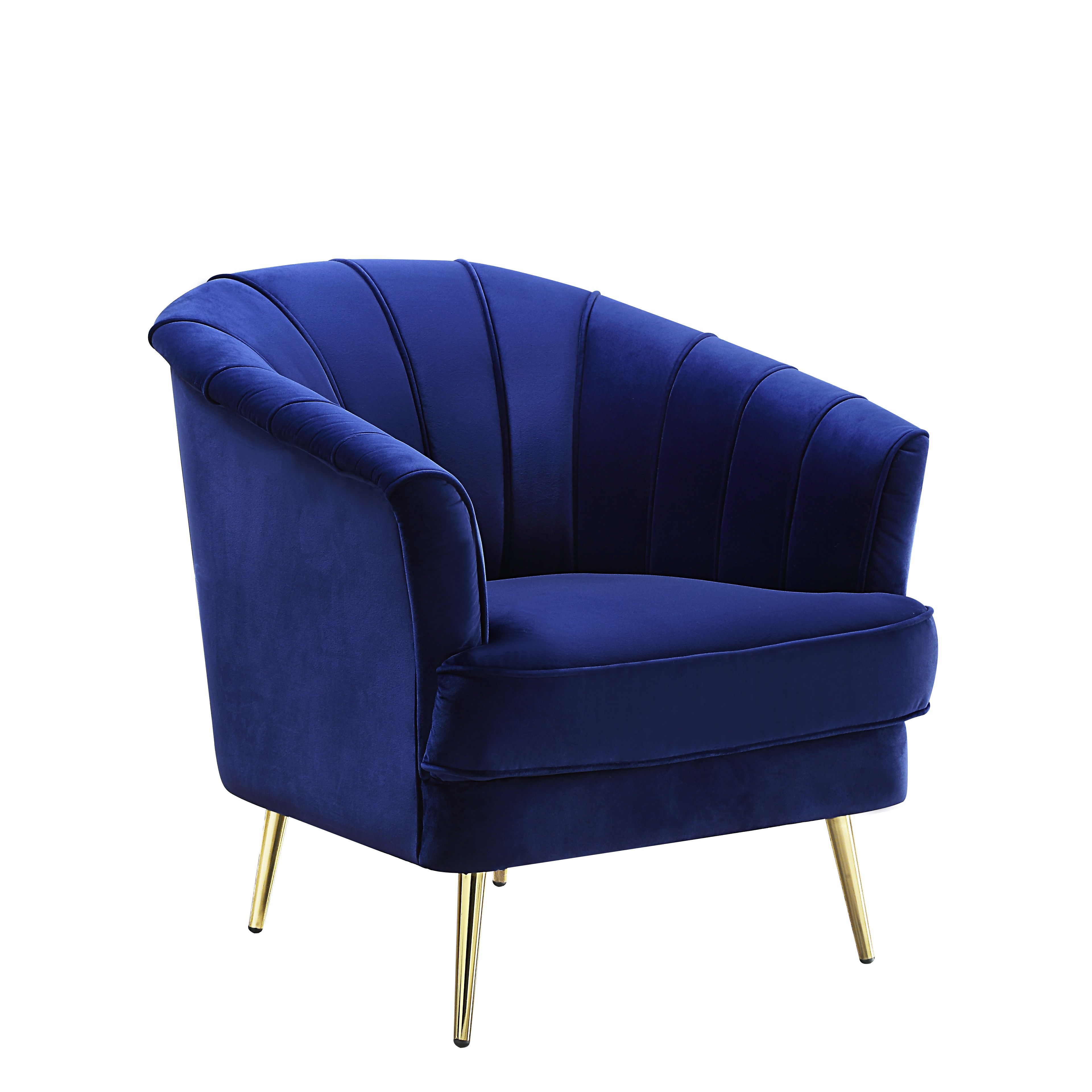 ACME Eivor Chair, Blue Velvet-CASAINC