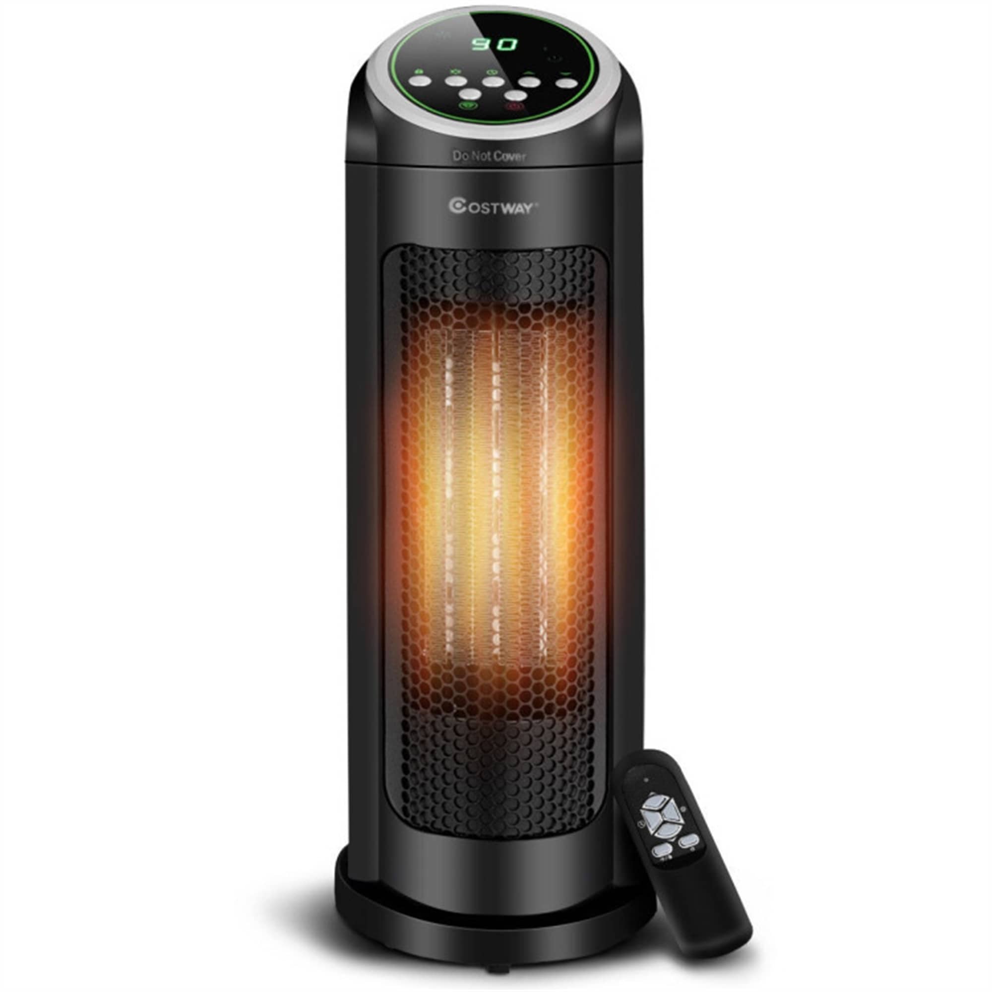 CASAINC 1500 W LED Portable Oscillating PTC Ceramic Space Heater