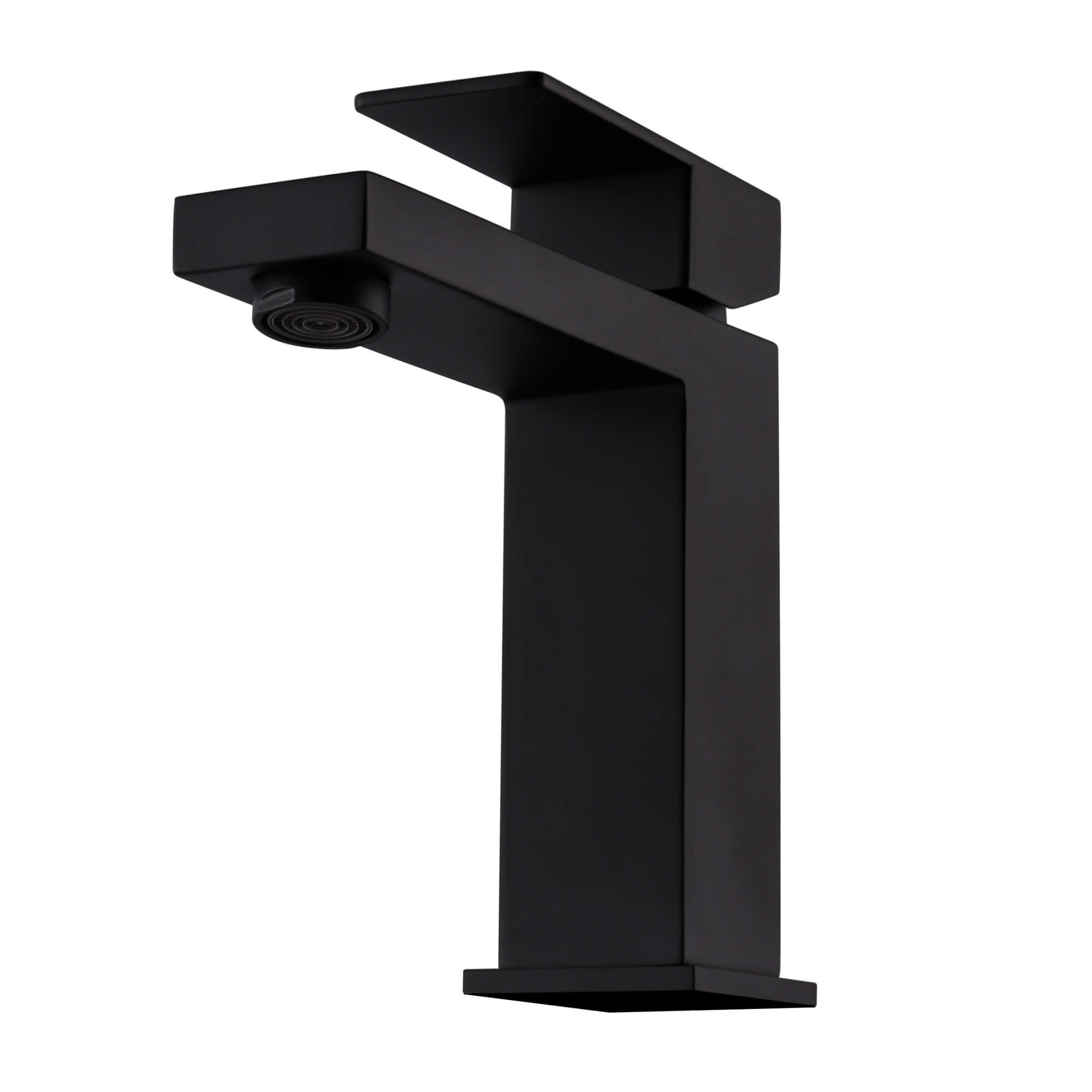 Casainc Matte Black 1-Handle Residential Freestanding Sink Faucet