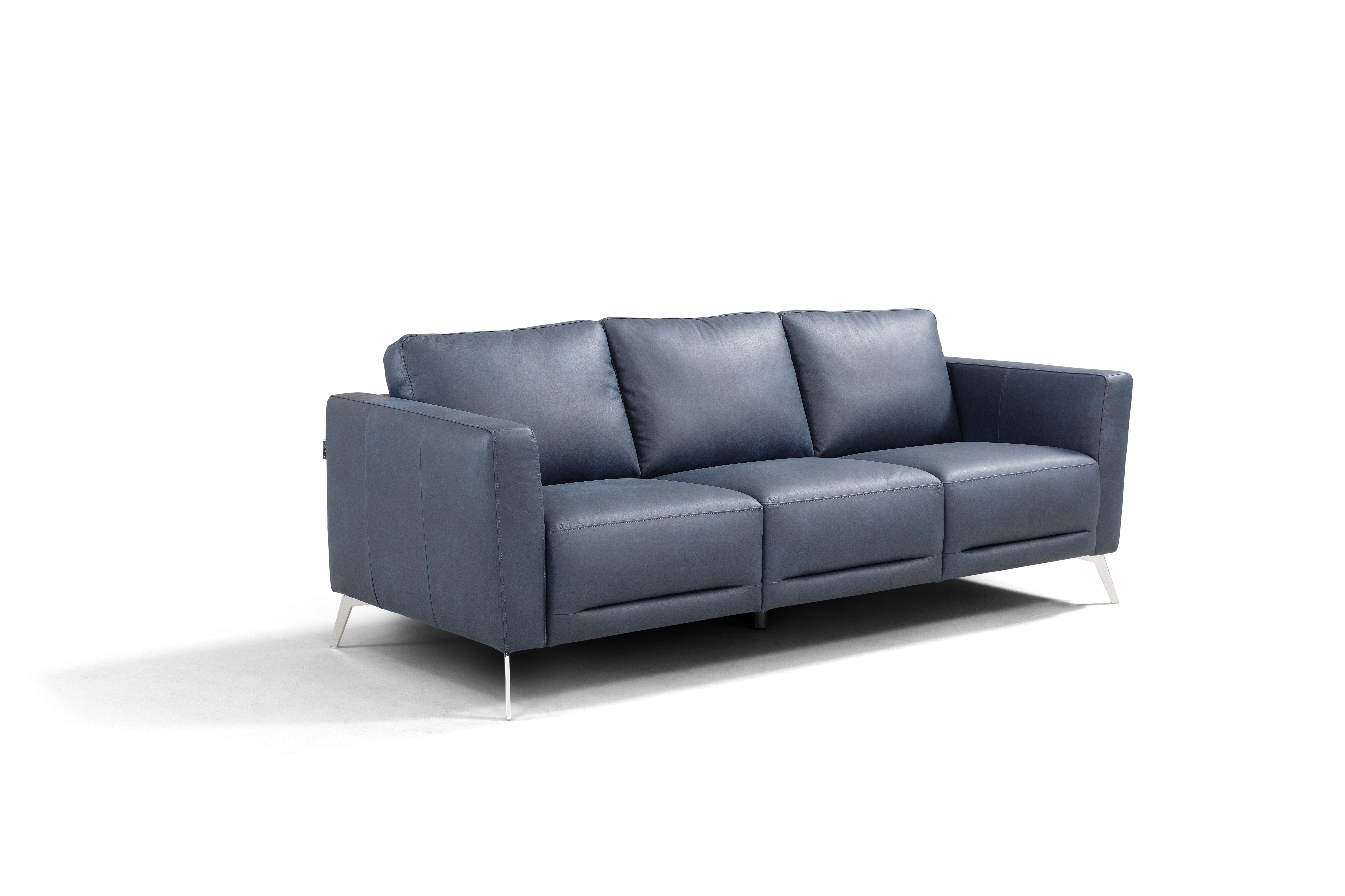 ACME Astonic Sofa , Blue Leather-CASAINC