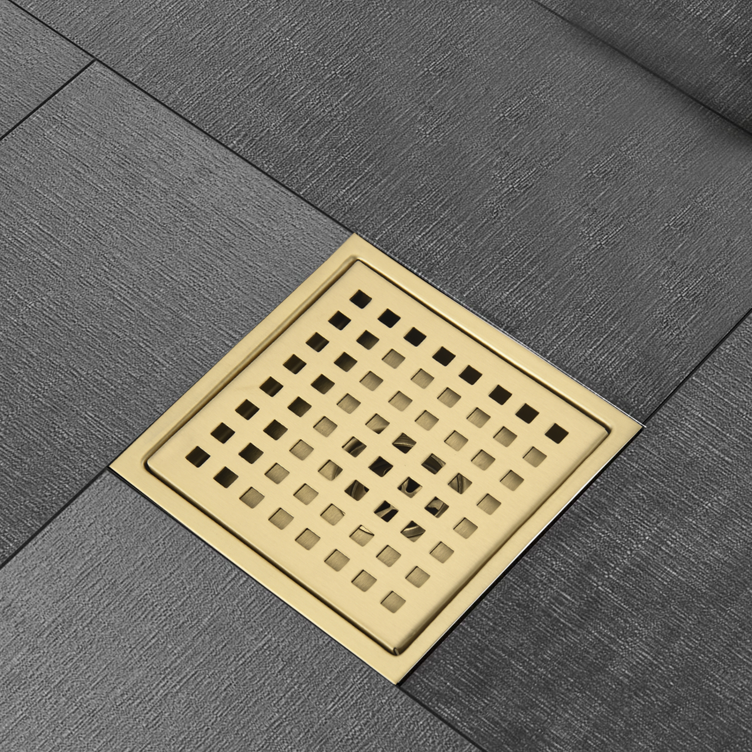 6 Inch Square Shower Floor Drain-CASAINC