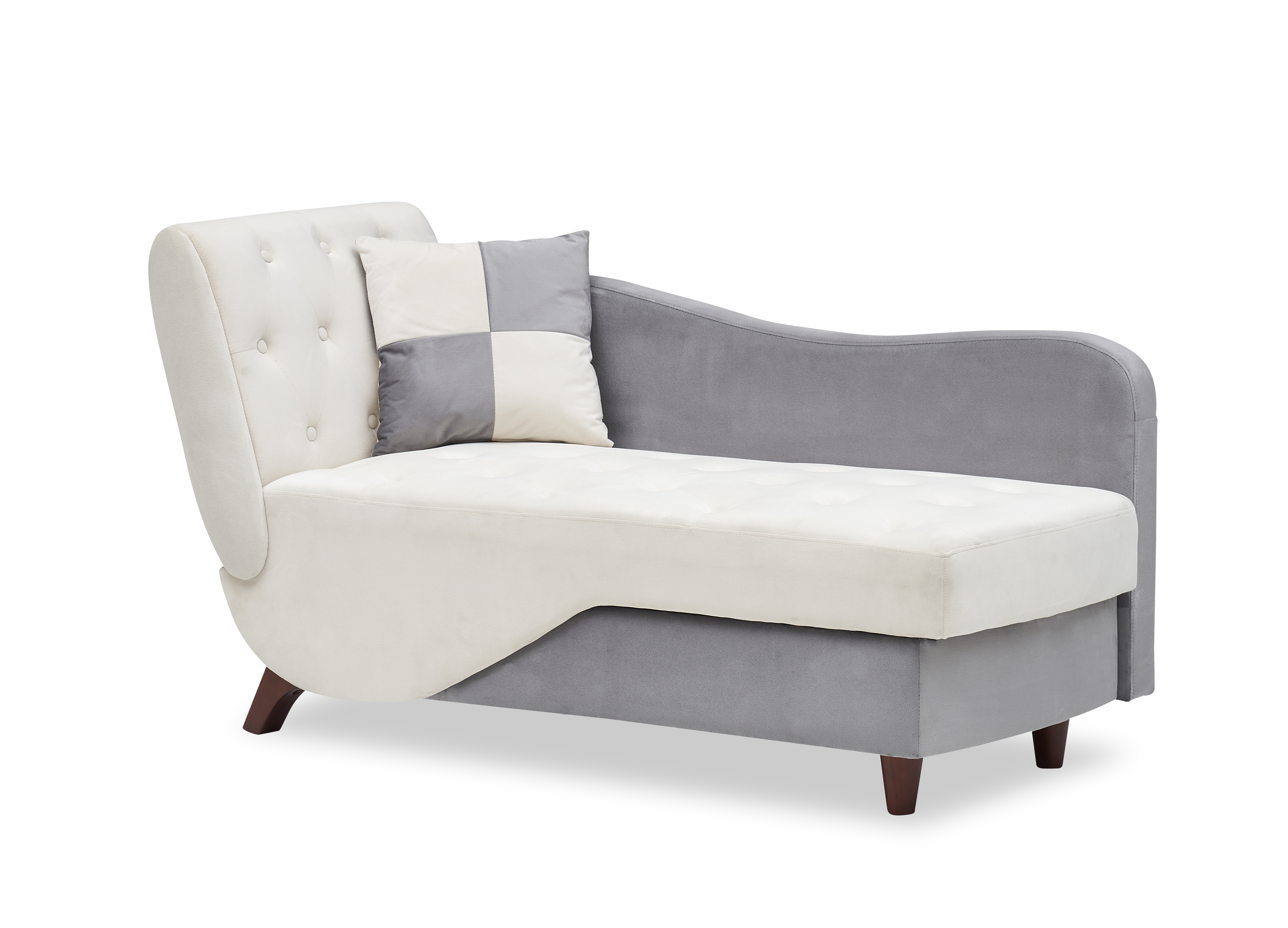 New+Beige adjustable living room sofa bed with storage cushions including a pillow-CASAINC