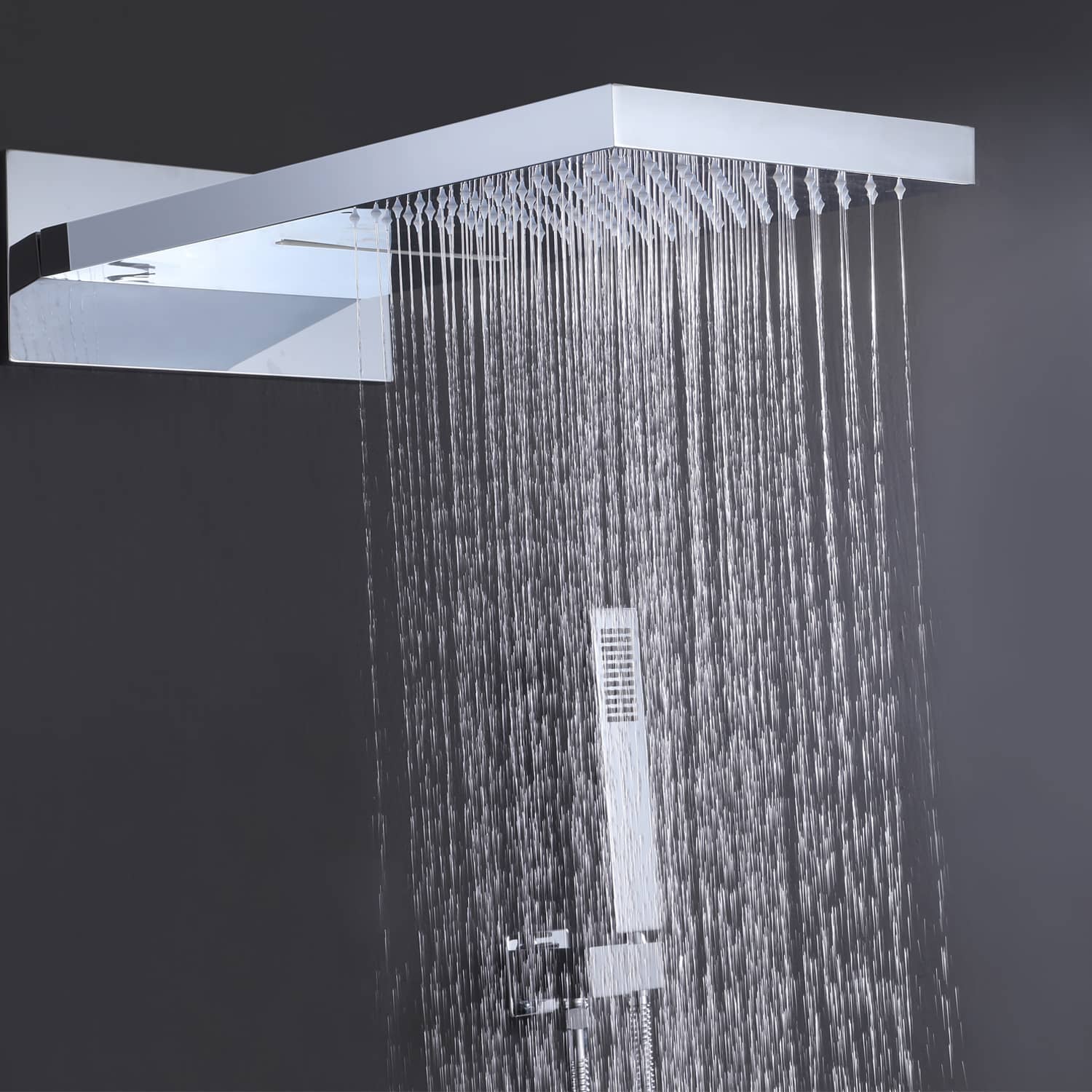 CASAINC 1-Handle Shower Faucet Valve with Hand-Held Shower