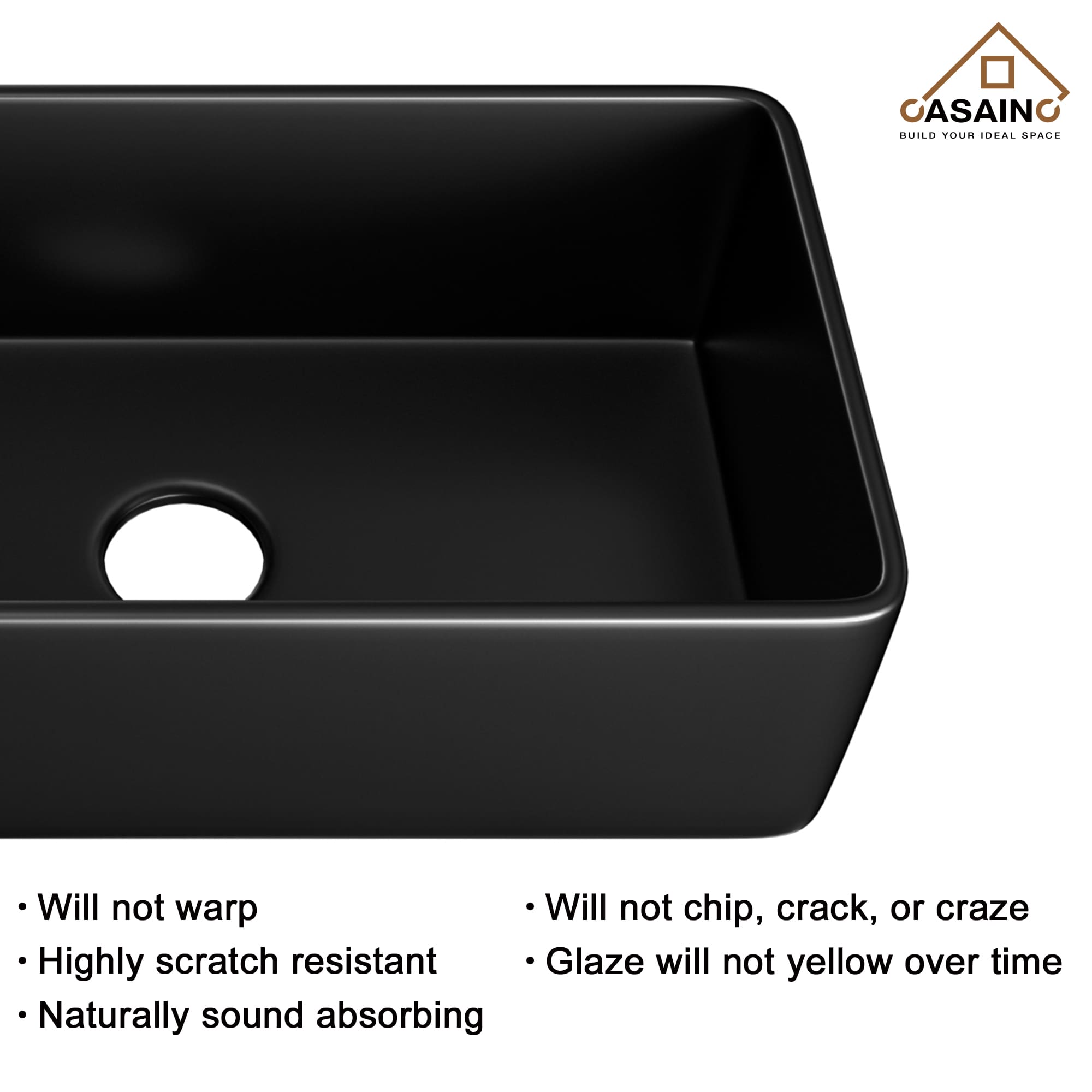 Fireclay 33 in. Single Bowl Farmhouse Apron Kitchen Sink with Bottom Grid and Strainers With cUPC Certified, in White Glossy/Matte Black