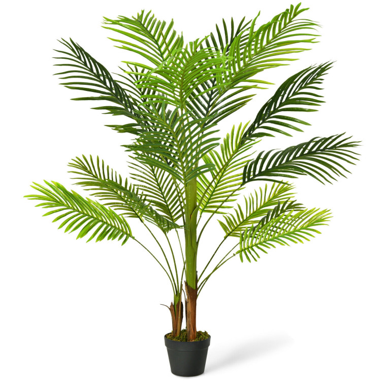 4.5ft-5ft Indoor Artificial Phoenix Palm Tree Plant