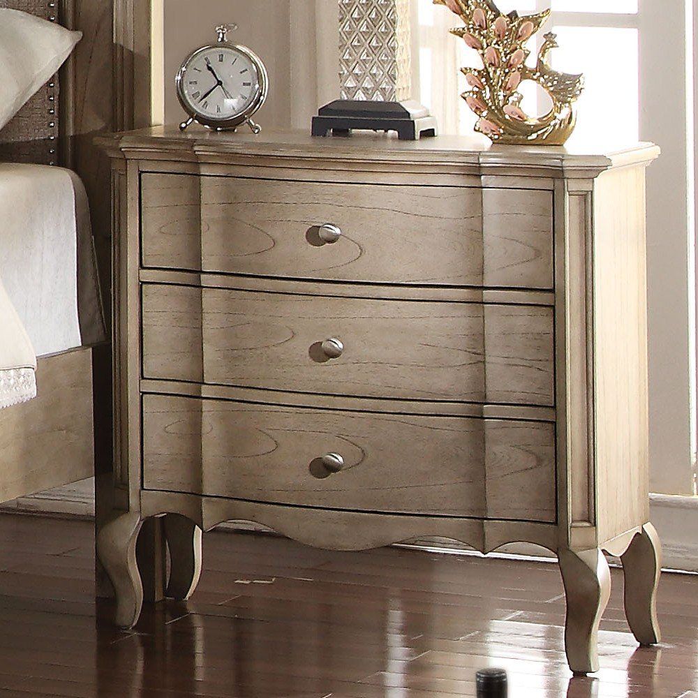 ACME Chelmsford Nightstand in Antique Taupe-CASAINC