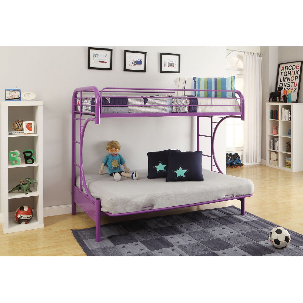 ACME Eclipse Bunk Bed (Twin/Full/Futon) in Purple 02091PU-CASAINC