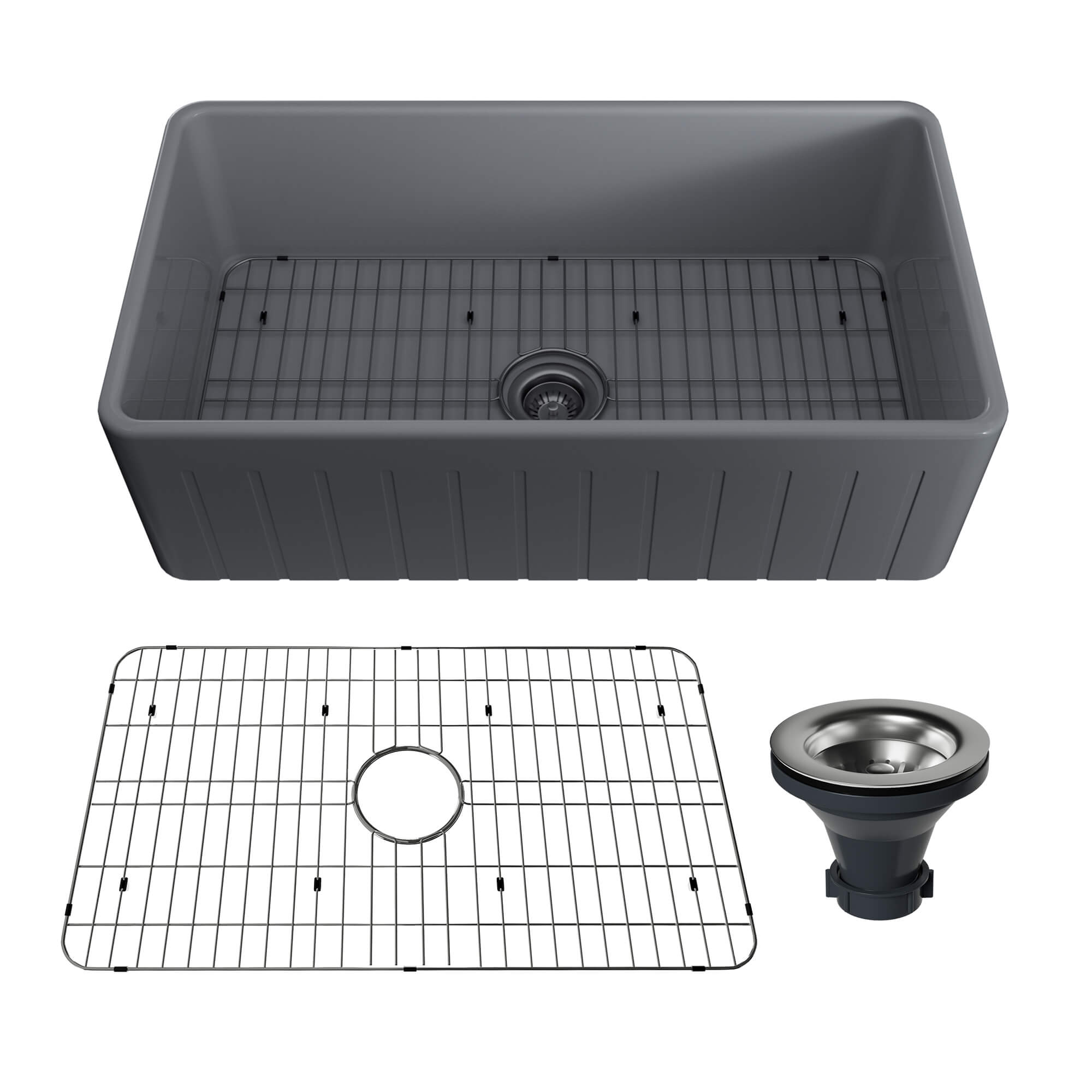 Farmhouse sink drainer hot sale