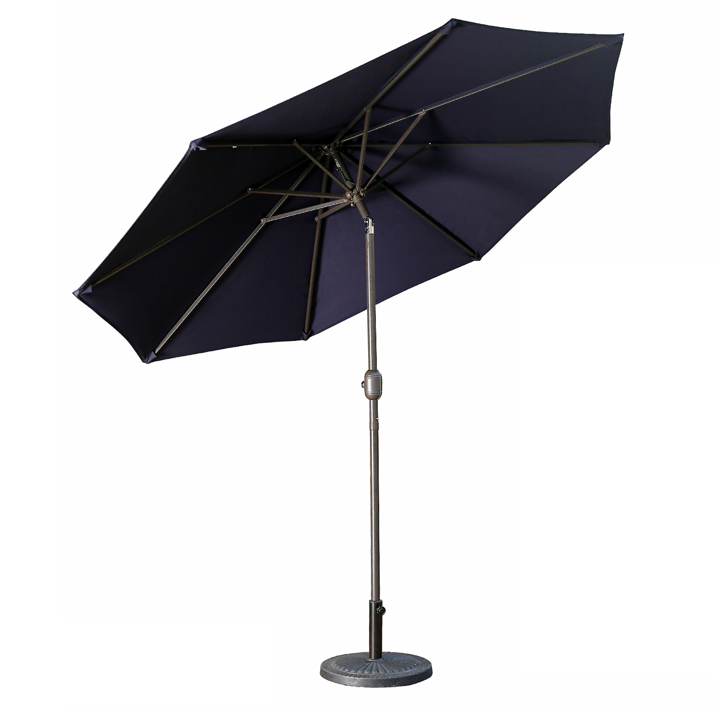Casainc 9 ft. Alum Patio Umbrella in Navy Blue-CASAINC