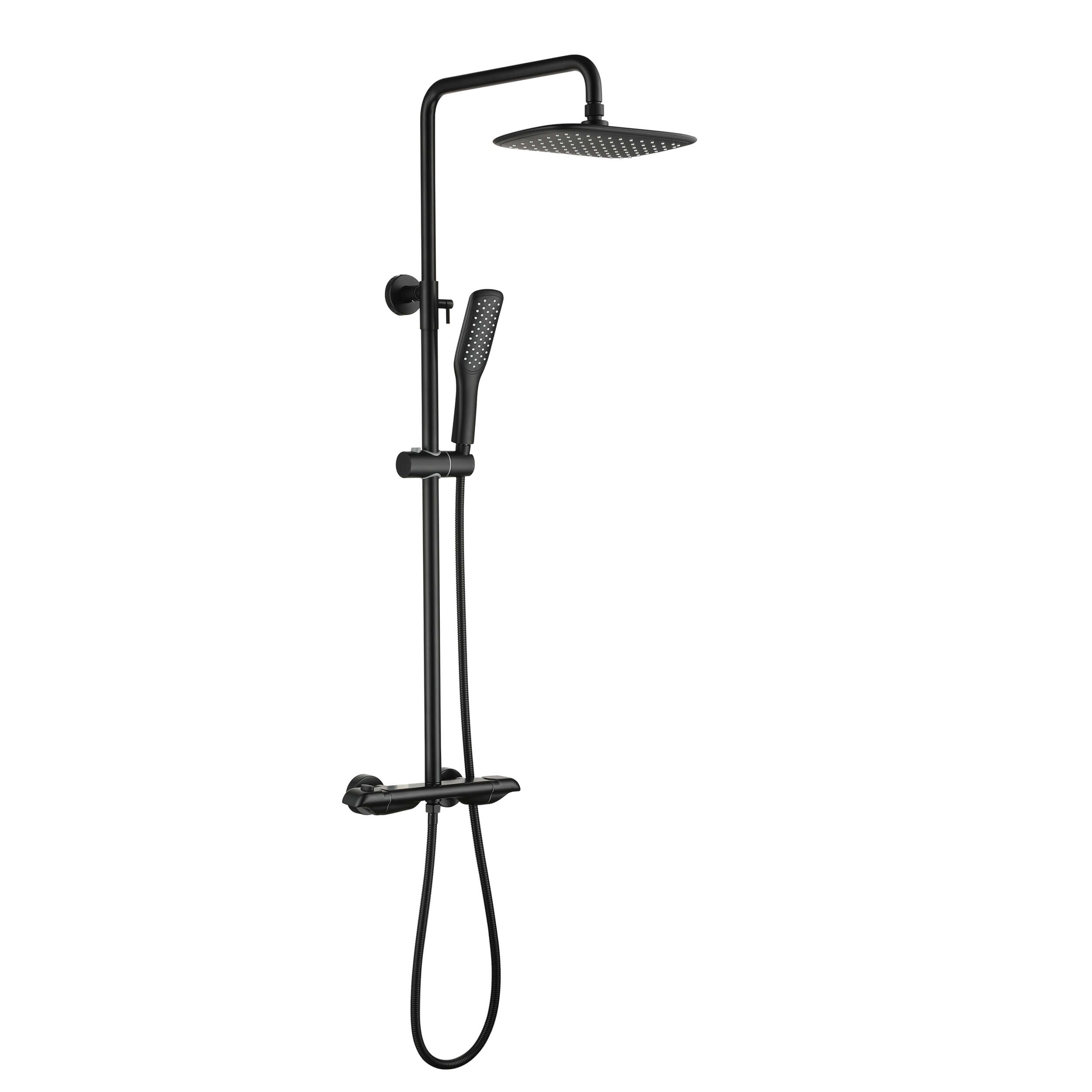 CASAINC Matte Black Finish Shower System