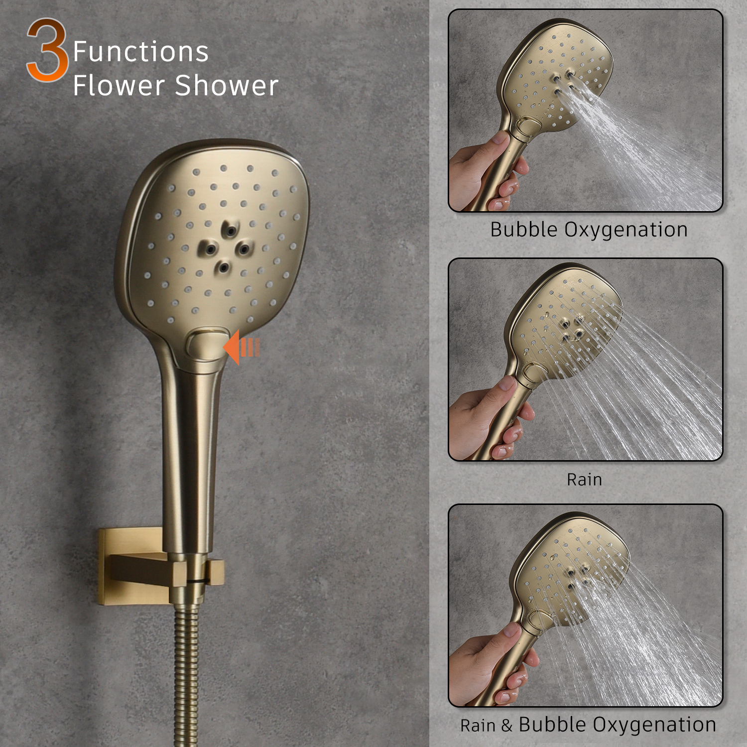 Casainc 2 Function 10" Wall Mounted Dual Shower Heads Shower System In Chrome