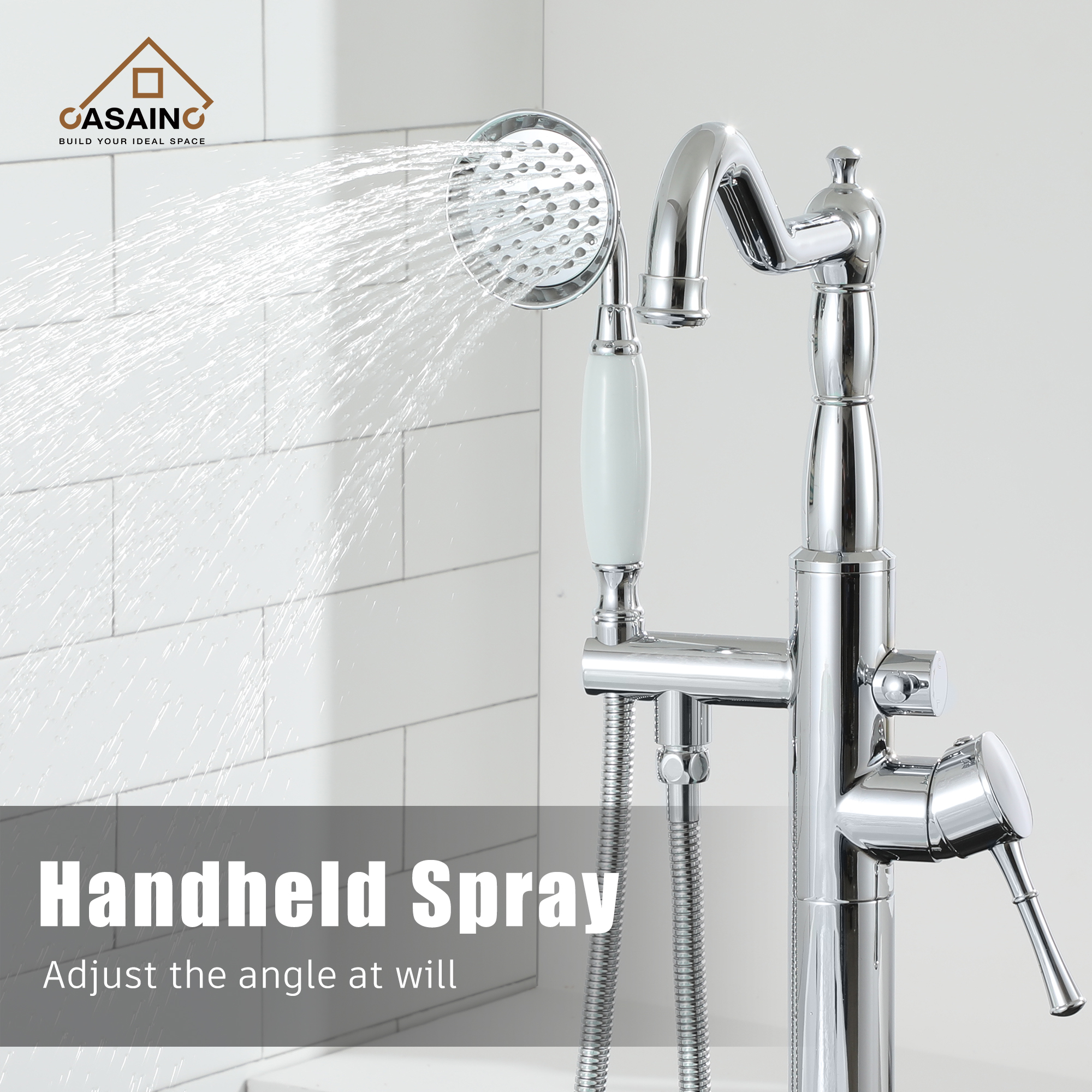Taps for bathrooms, showers and kitchens