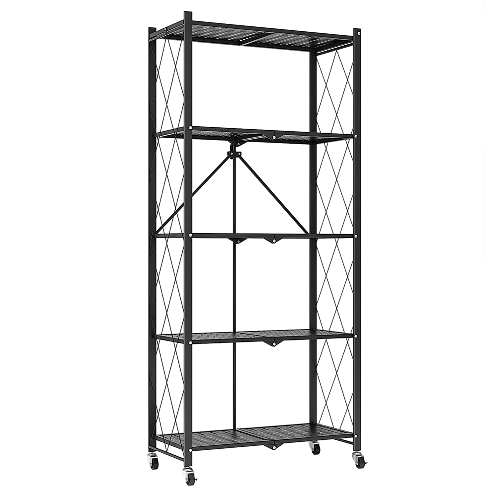 5-Shelf Foldable Storage Shelves for home-CASAINC