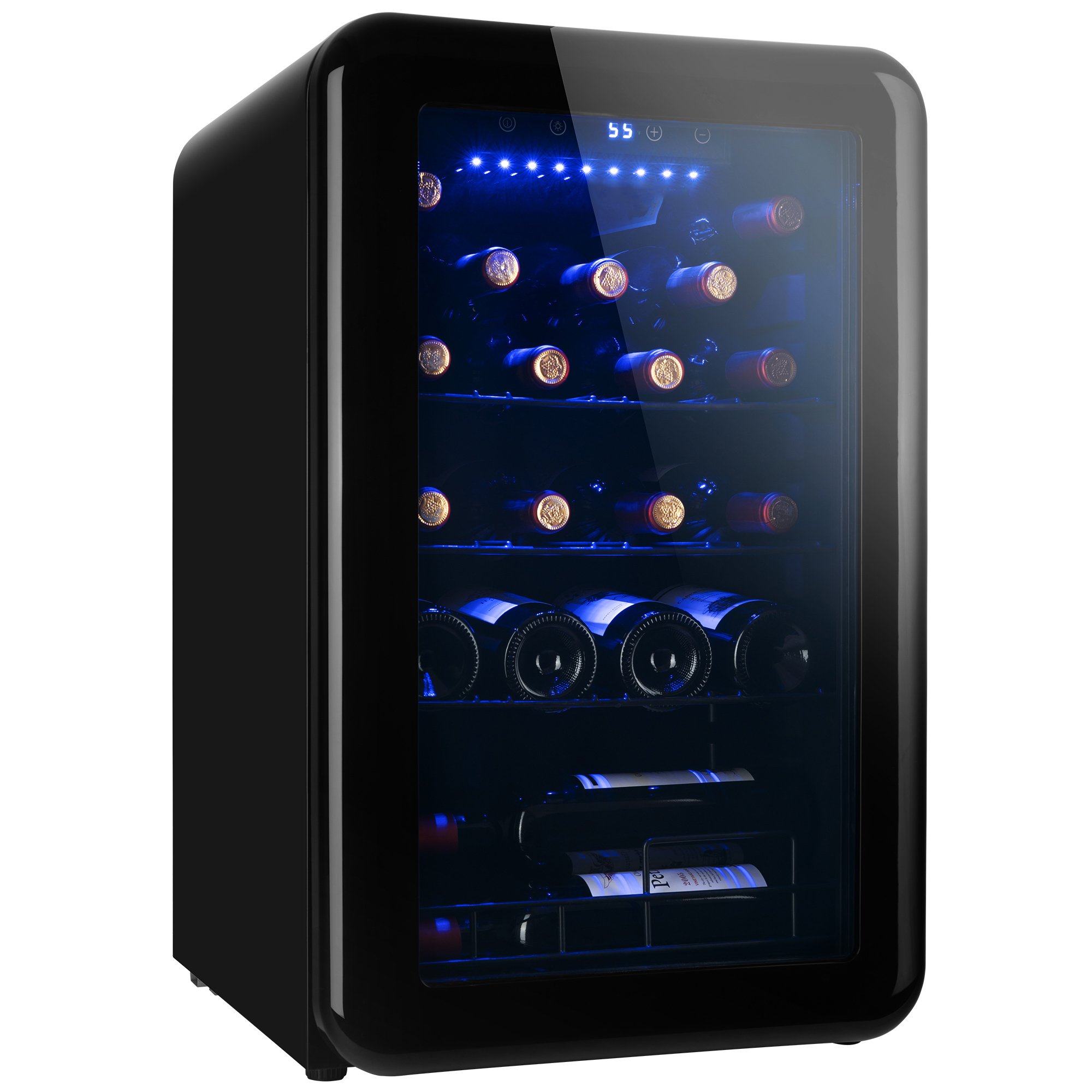 Freestanding Wine Cabinet  with Digital Temperature& Control UV-Protective Finish-CASAINC