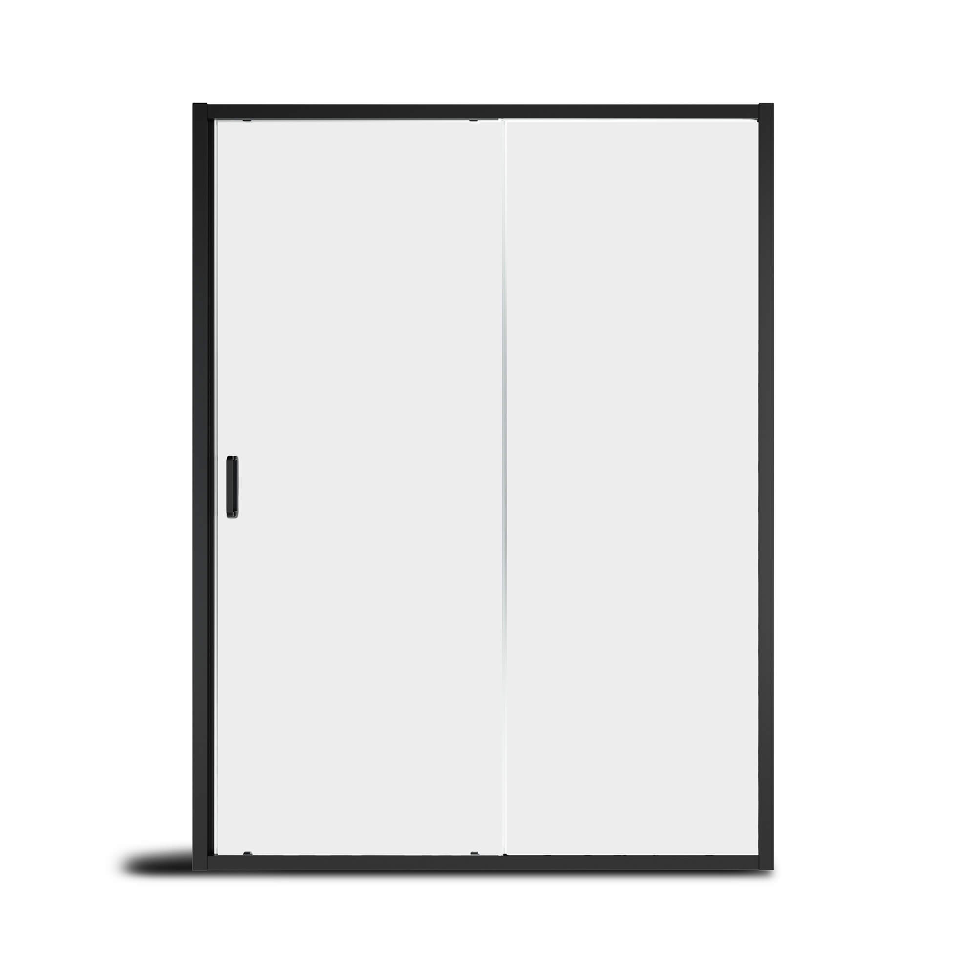 48" x 72" Framed Single Sliding Shower Door in Chrome/Brushed Nickel/M