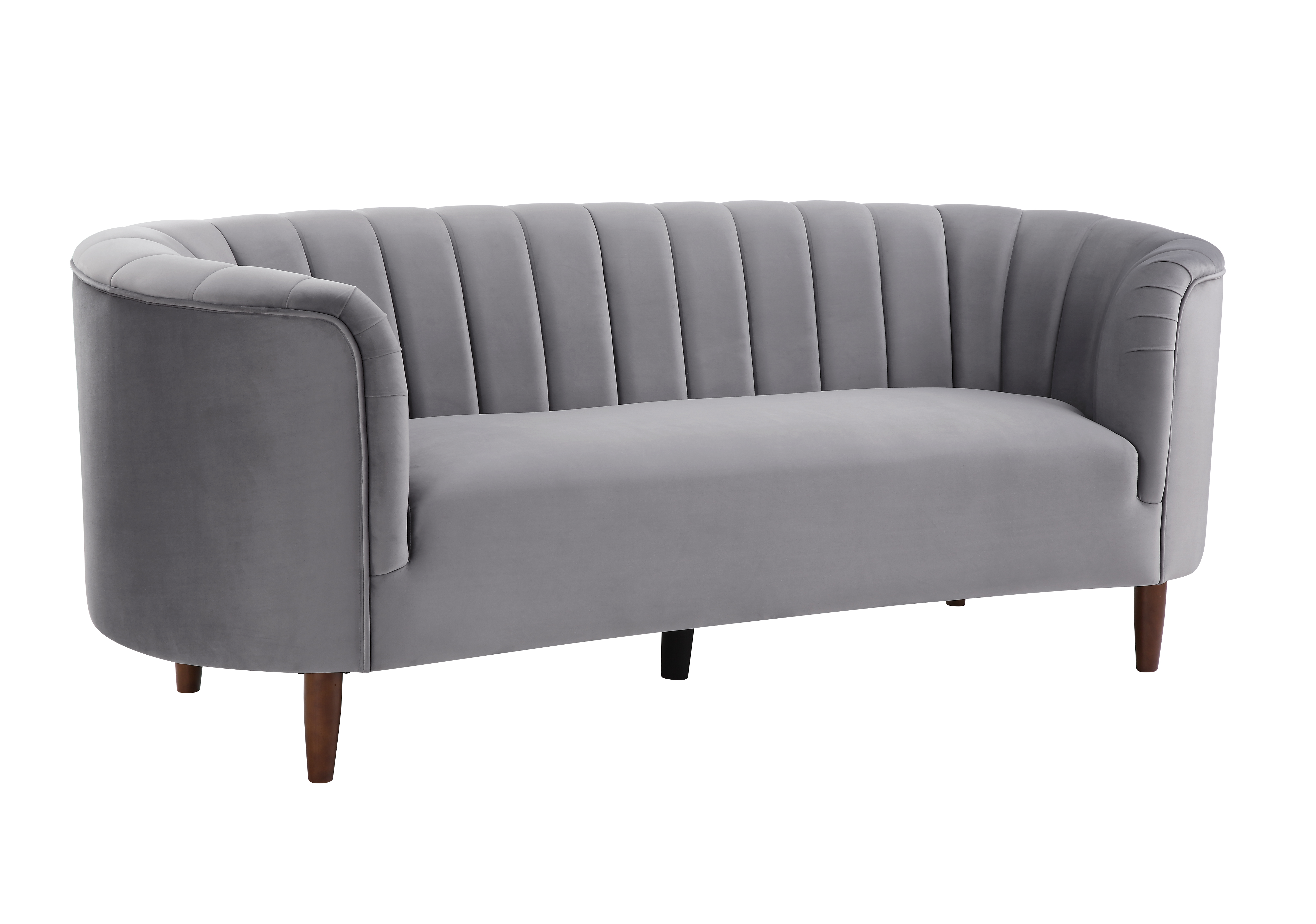 ACME Millephri Sofa  in Gray Velvet-CASAINC