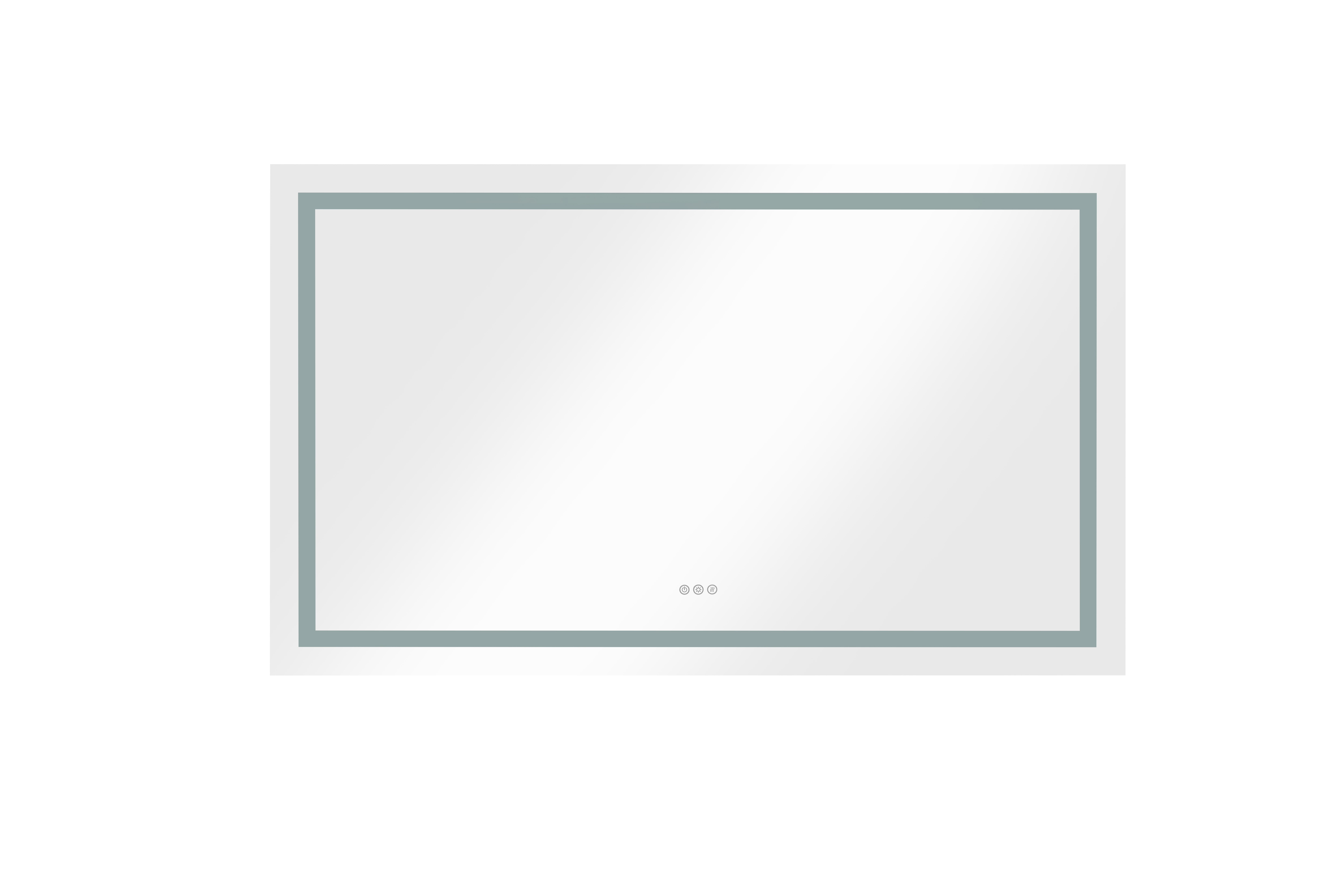 72 x 36 Inch LED Bathroom Mirror with Lights, Lighted Vanity Mirror, Anti Fog Design , Large Wall Mounted Light Up Mirror , Hanging, Rectangle-CASAINC
