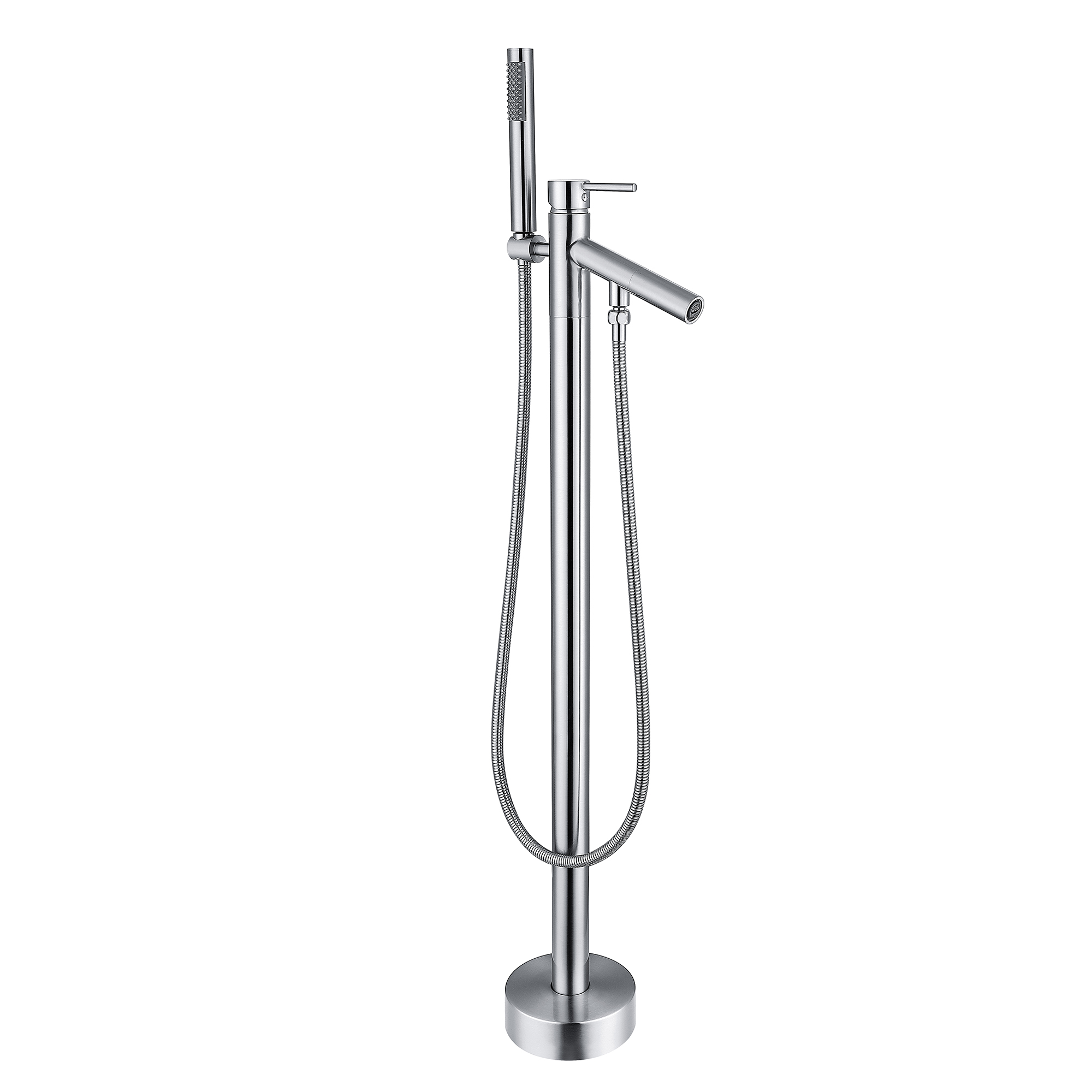 Freestanding Single-Handle Bathtub Faucet with Hand Shower-CASAINC