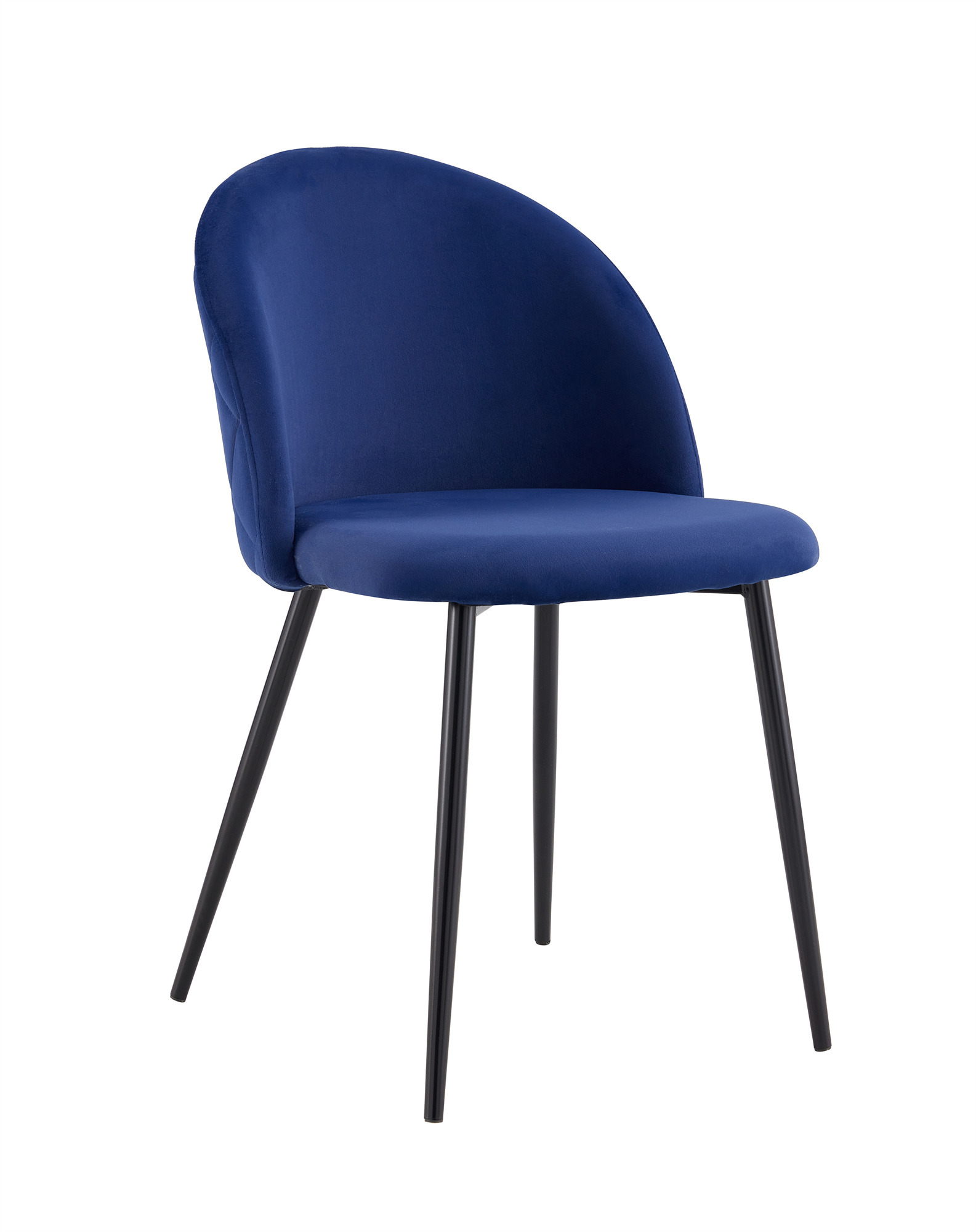 Blue dinning chairs set of 2, velvet dining seats, dinning sets-CASAINC
