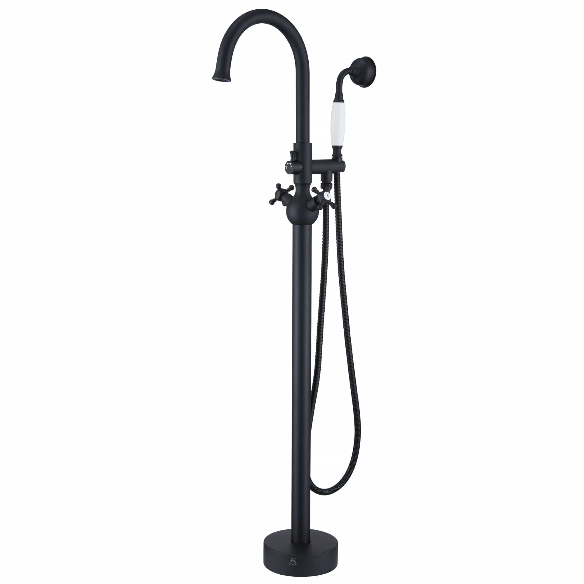 Freestanding 2-Handles Bathtub Faucet with Hand Shower