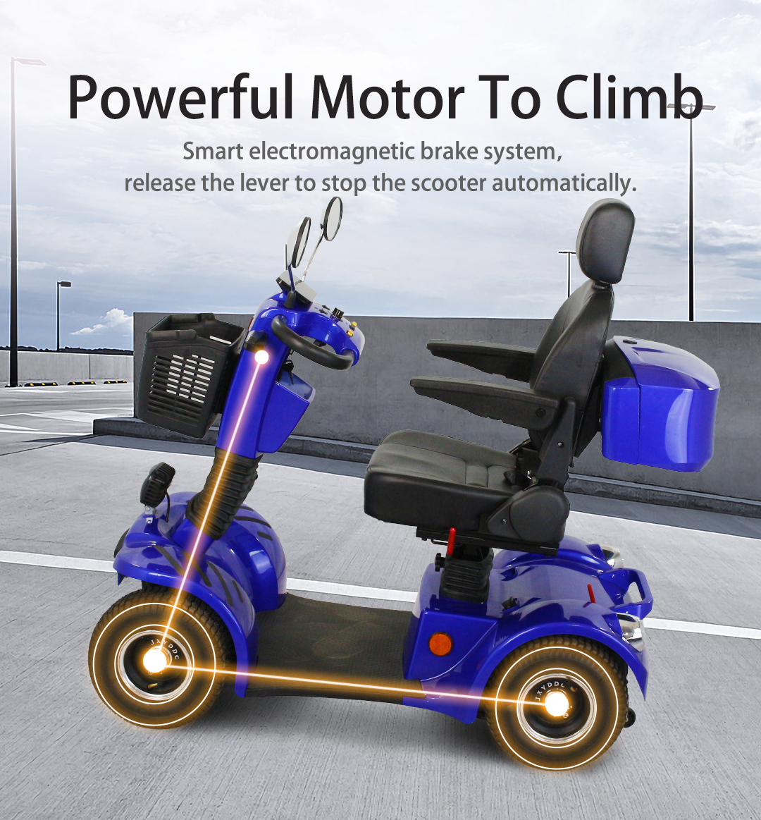 mobility scooter for older people with low speedCASAINC